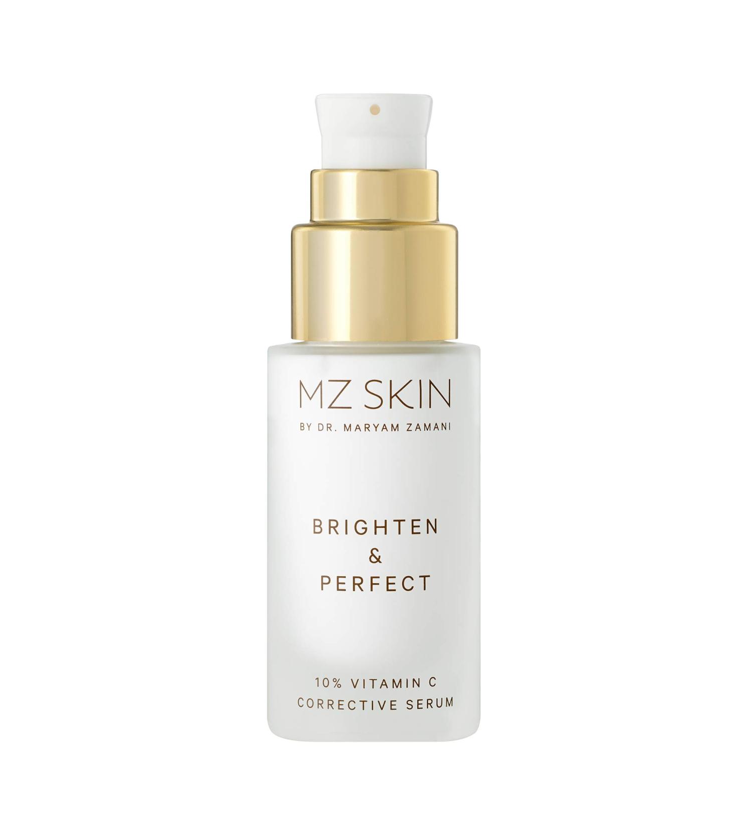 MZ SKIN Brighten & Perfect | 10% Vitamin C Serum | Vegan Collagen Booster for Radiant Skin - International Shipping Available - Buy Online on GoSupps.com