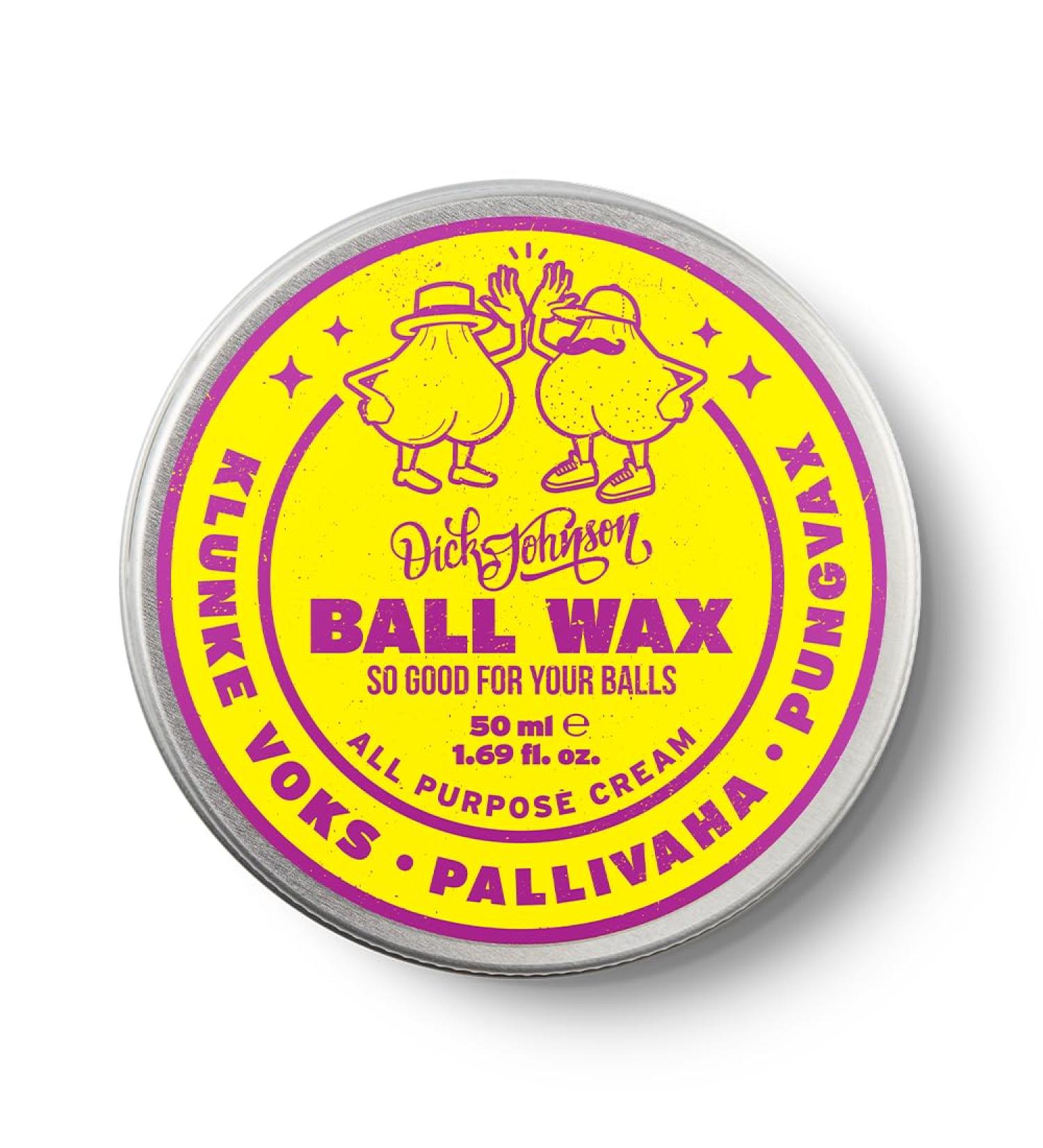 Dick Johnson's Ball Wax - Men's Intimate Care | After Shave Ointment Itching Relief & Anti-Chafing | 50ml - Buy Online on GoSupps.com