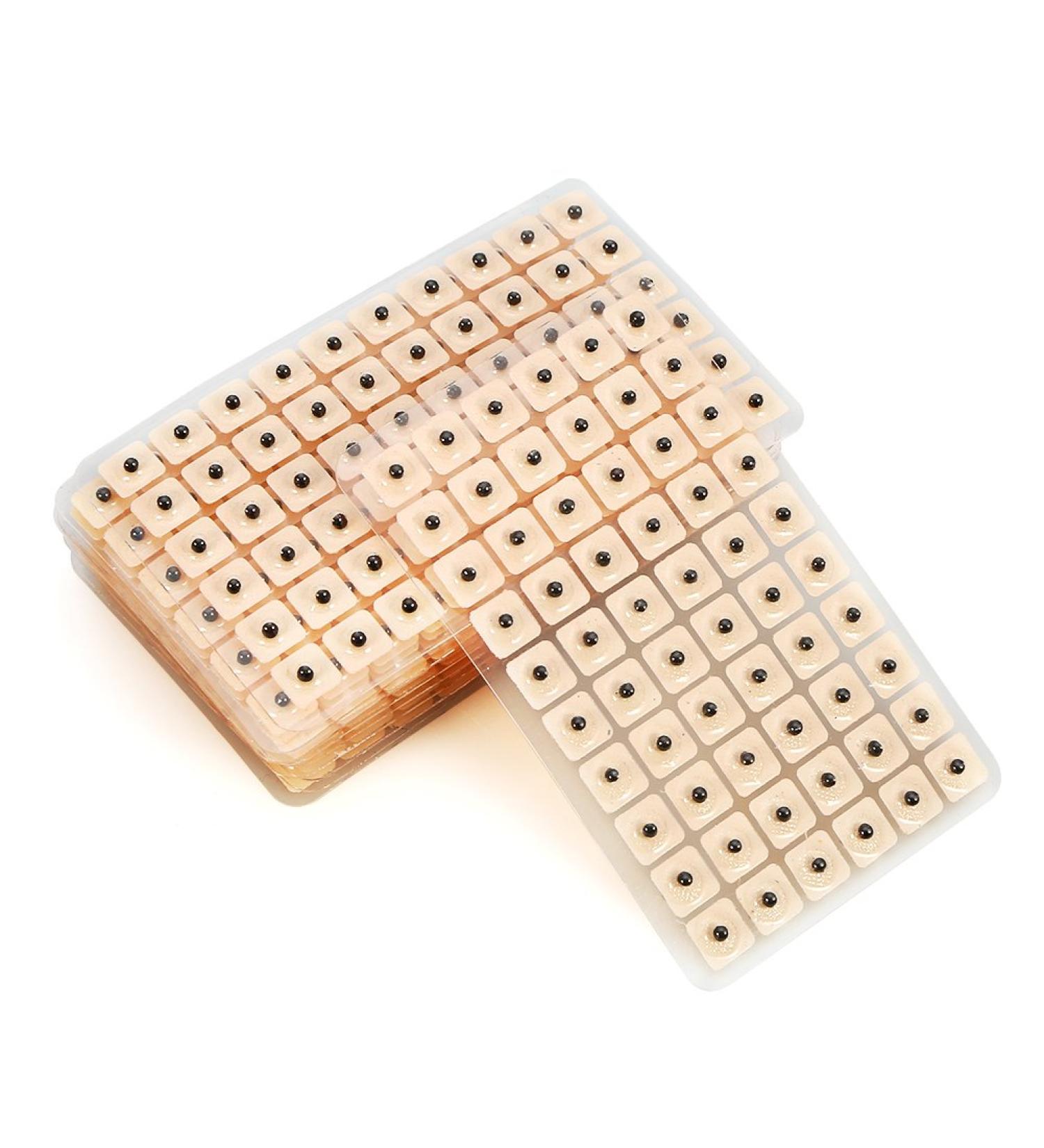 600 Pieces Acupuncture Ear Seeds - One-Way Vaccaria Acupuncture Plaster for Multi-Condition Ear Massage Kit - Buy Online on GoSupps.com