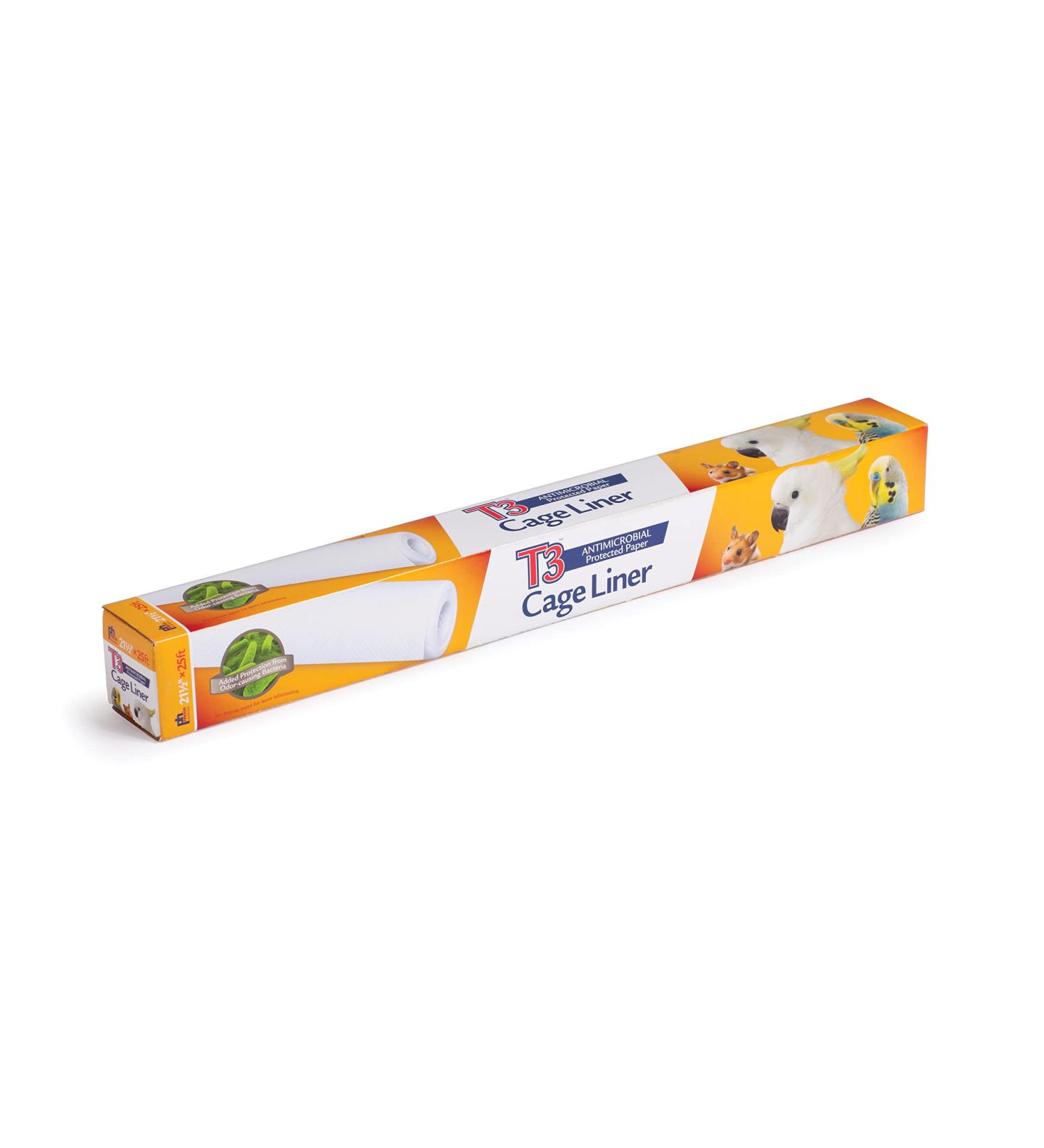 Prevue Hendryx Pet Products T3 Cage Liner 21-1/2-Inch by 25-Feet - Buy Online on GoSupps.com