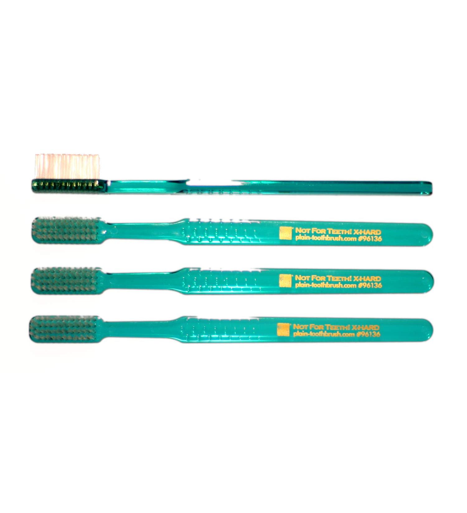 Smokers Toothbrush - Extra Hard Bristles - 4-Pack Adult - Sound Feelings - Buy Online on GoSupps.com