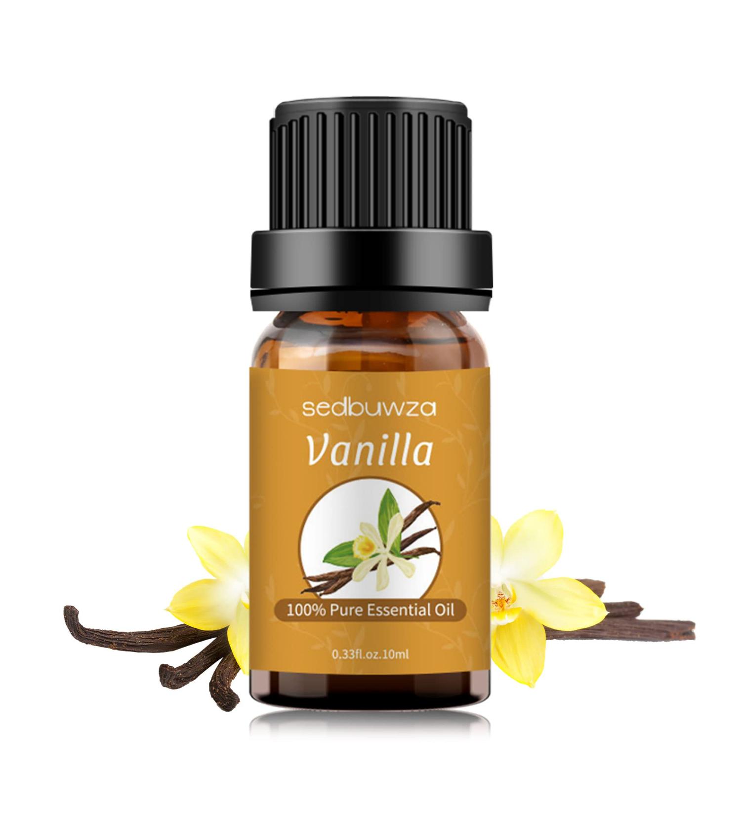 Sedbuwza Vanilla Essential Oil - 100% Pure Organic Aromatherapy Gift Oil for Diffuser, Humidifier, Soap, Candle, Perfume - Buy Online on GoSupps.com
