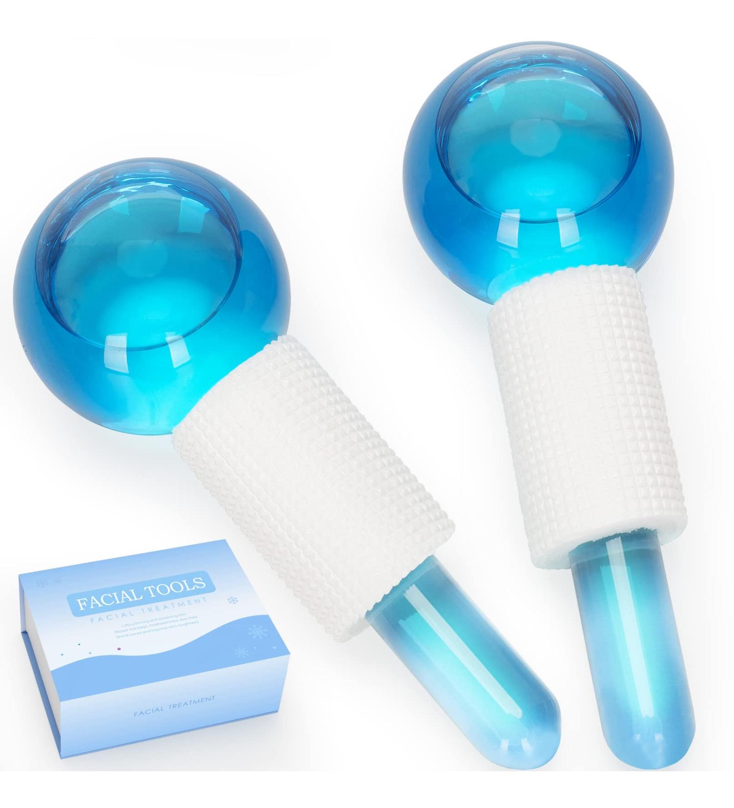 Facial Ice Roller Massager - Cold Globes for Skin Care Tools - Buy Online on GoSupps.com