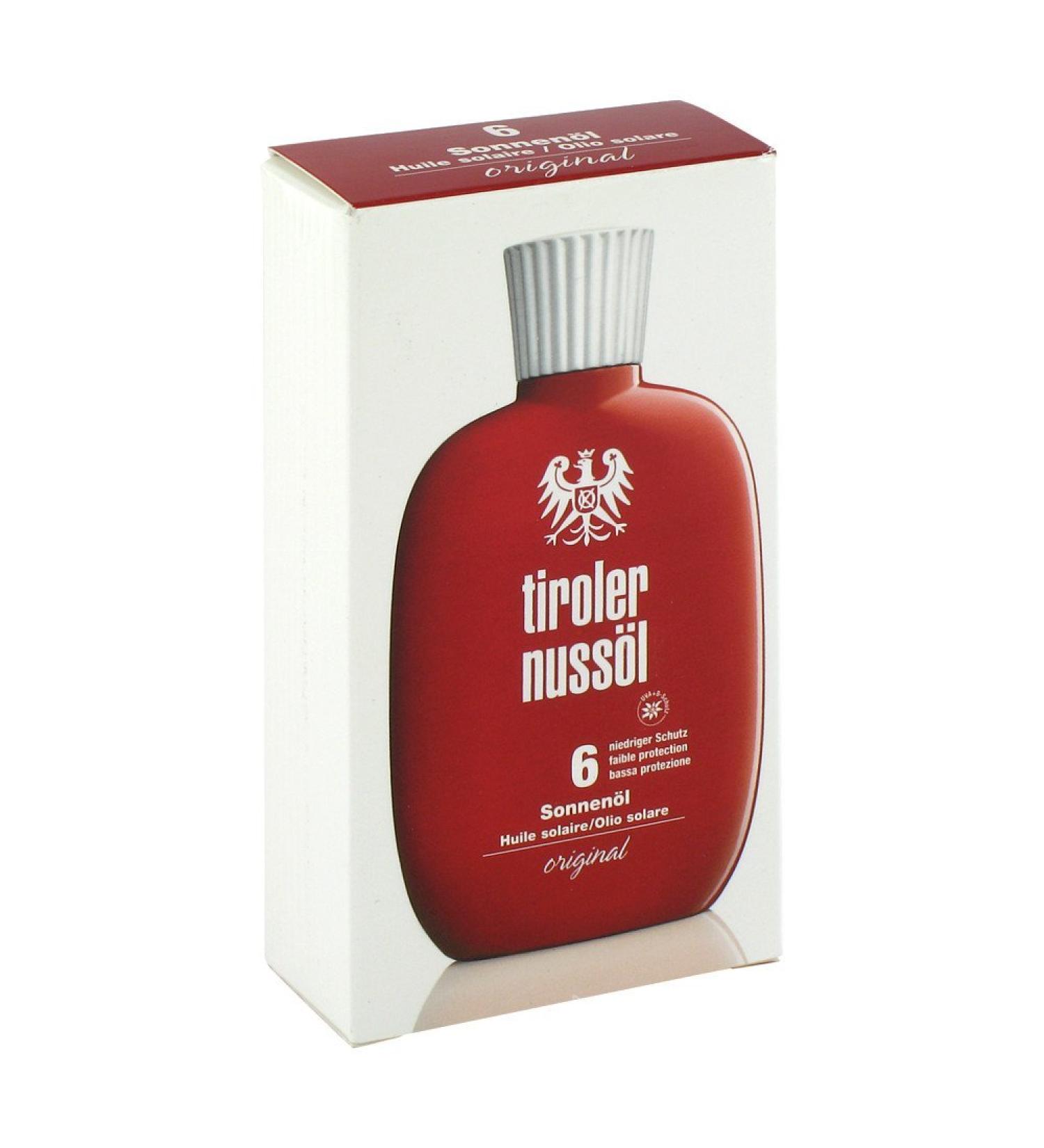 Tyrolean Nut Oil Original Sun Oil Waterproof SPF 6