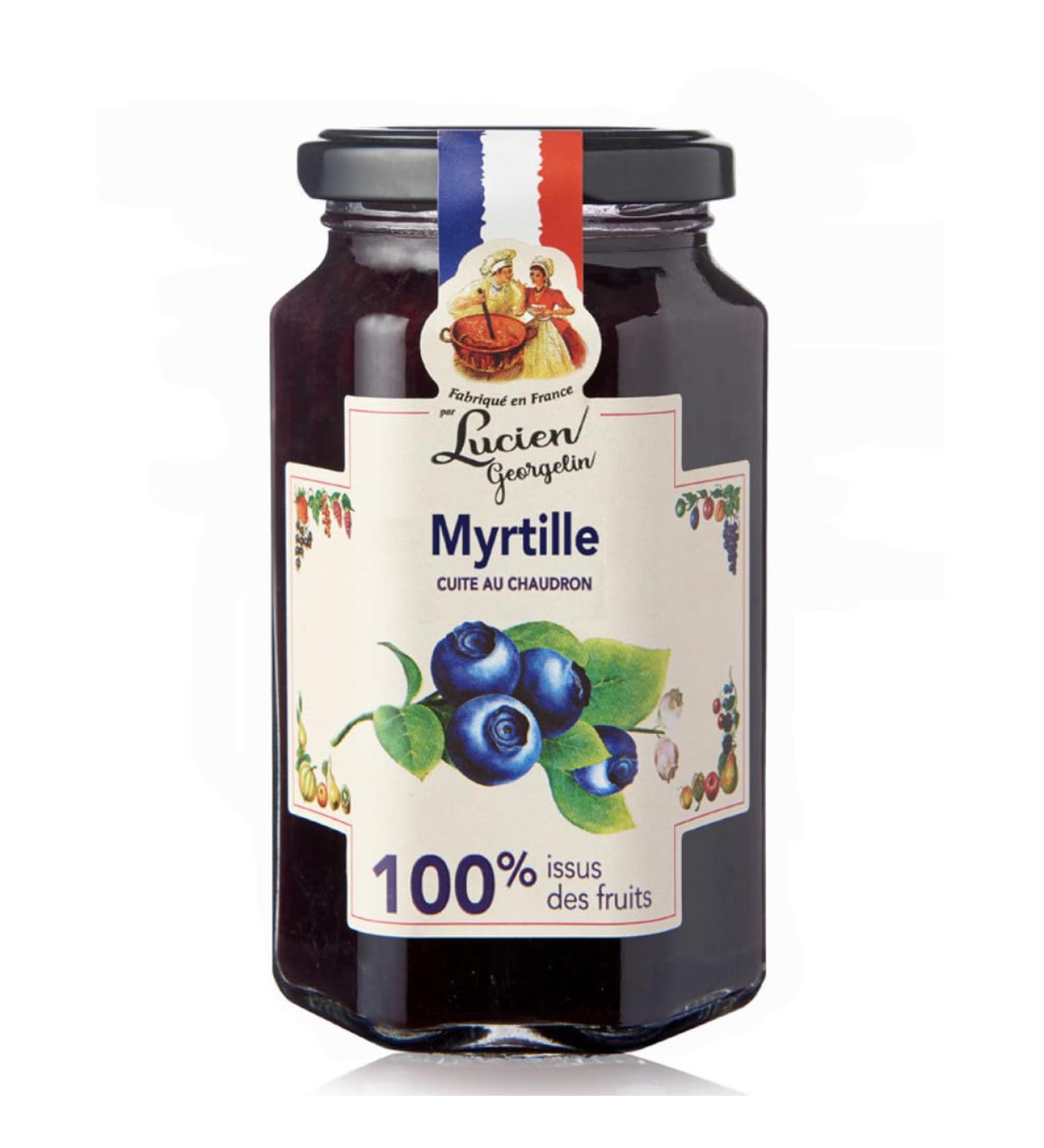 LUCIEN GEORGELIN LUCIEN GEORGELIN Wild Blueberries Jam - 100 Fruits - 300 g