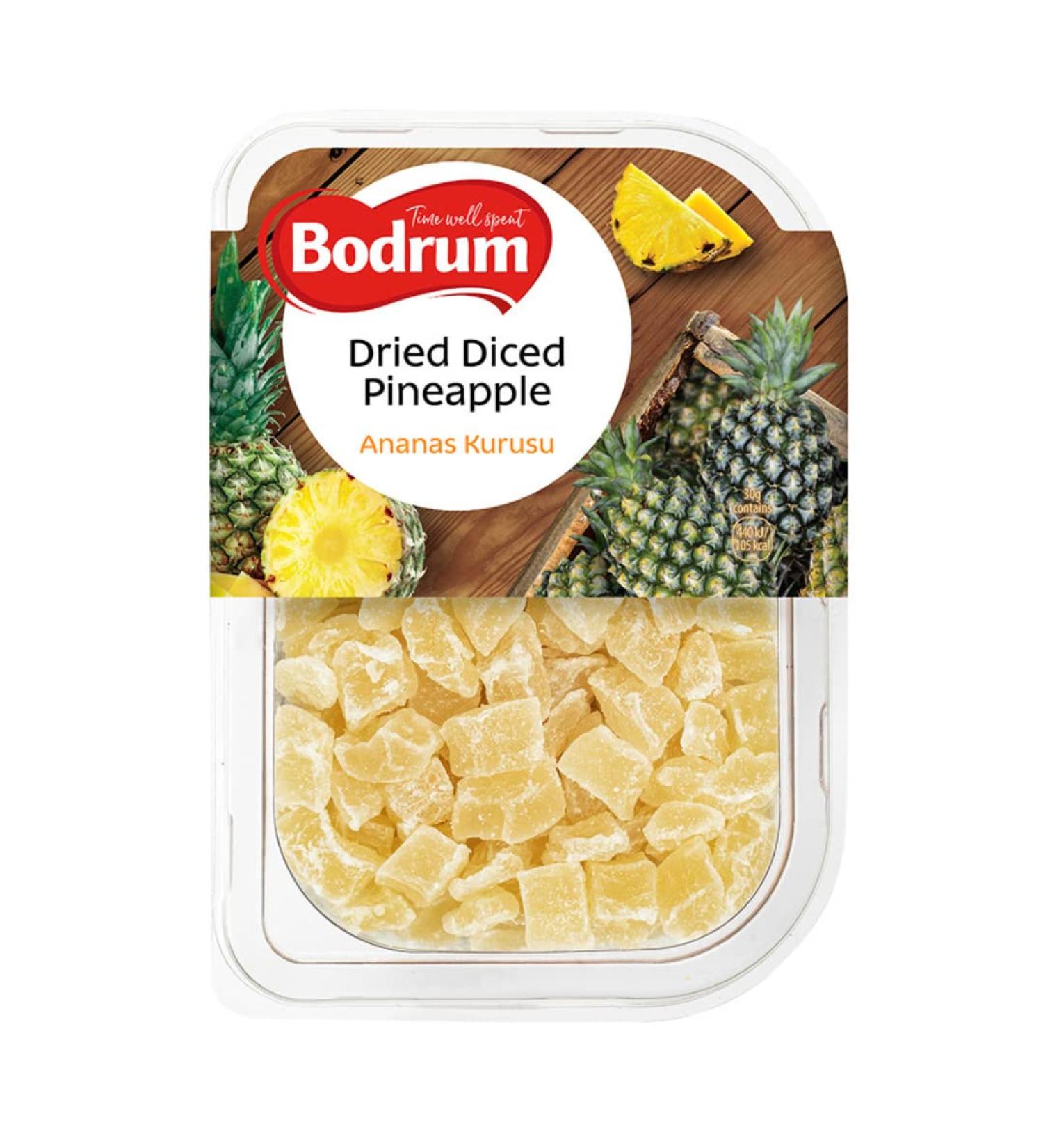 Bodrum Dried Diced Pineapples 250gr x 4