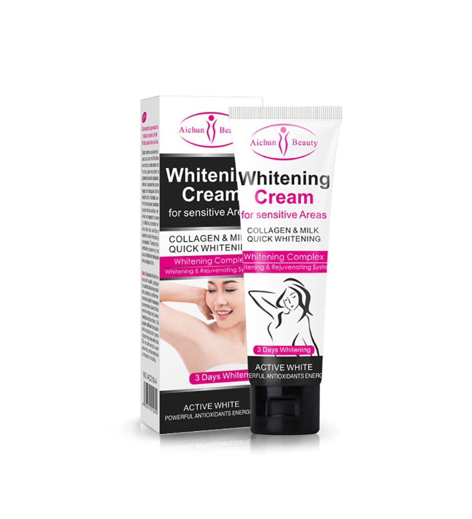 Ailos Natural Armpit Brightening Cream & Body Lotion for Dry Skin | Lightening Deodorant Cream - Buy Online on GoSupps.com