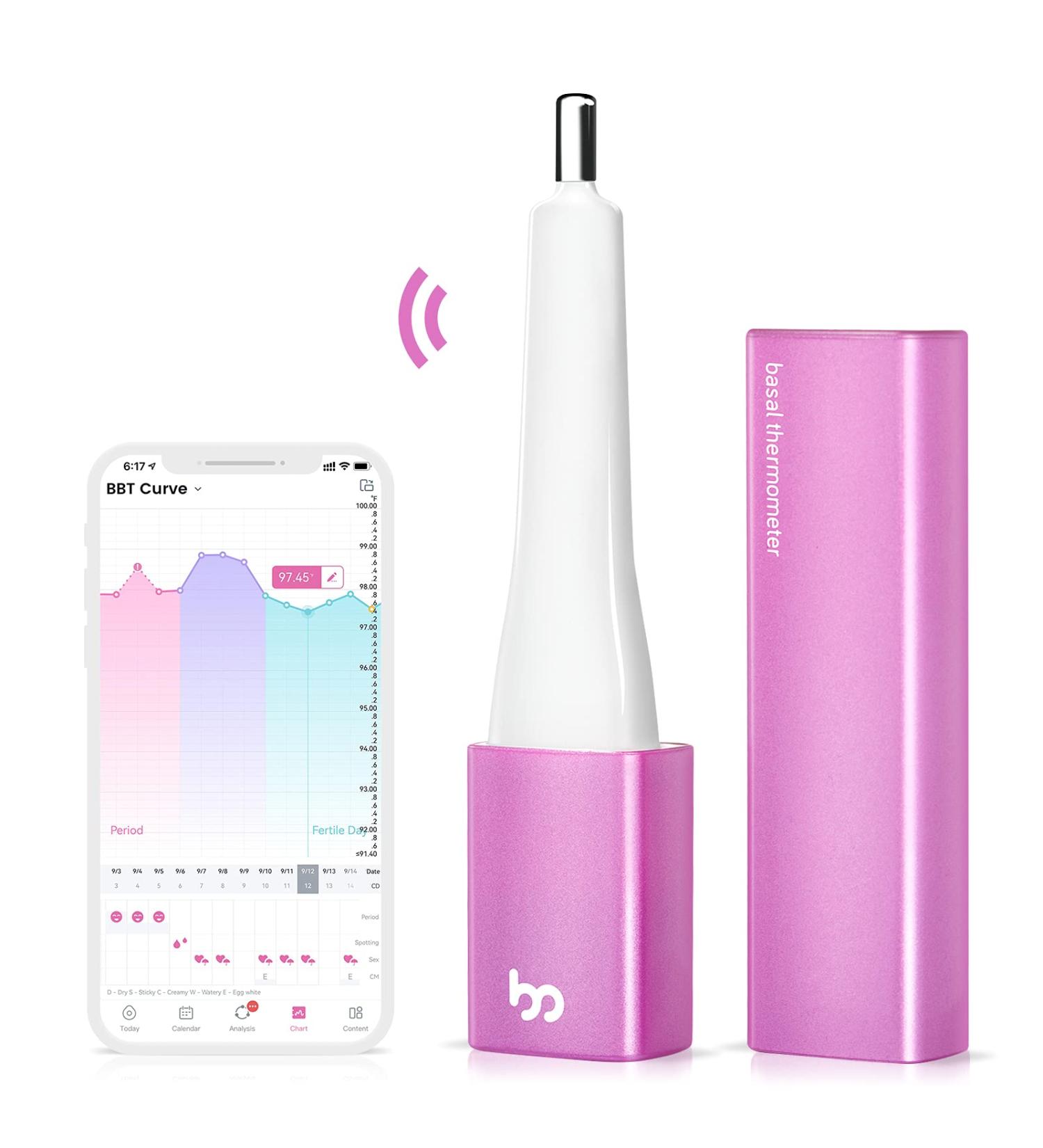 Femometer Smart Basal Thermometer - High-Precision Ovulation & Fertility Tracker | Sync with Femometer App | International Shipping Available - Buy Online on GoSupps.com