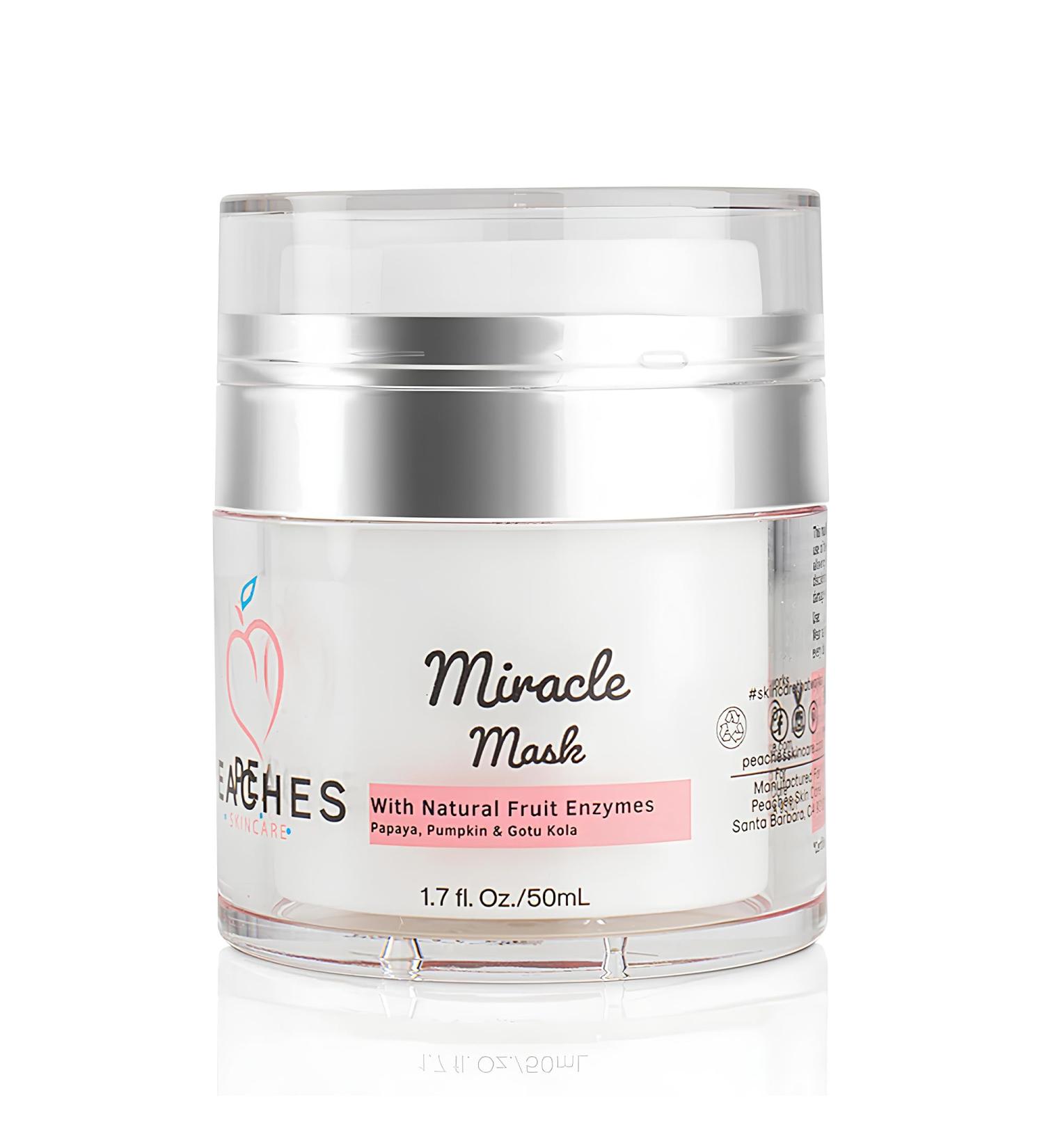 Miracle Skin Facial Mask 1.7 Oz - Hydrating Face Masks with Beeswax Avocado Oil & Pumpkin - Exfoliate & Revitalize Your Skin - Buy Online on GoSupps.com