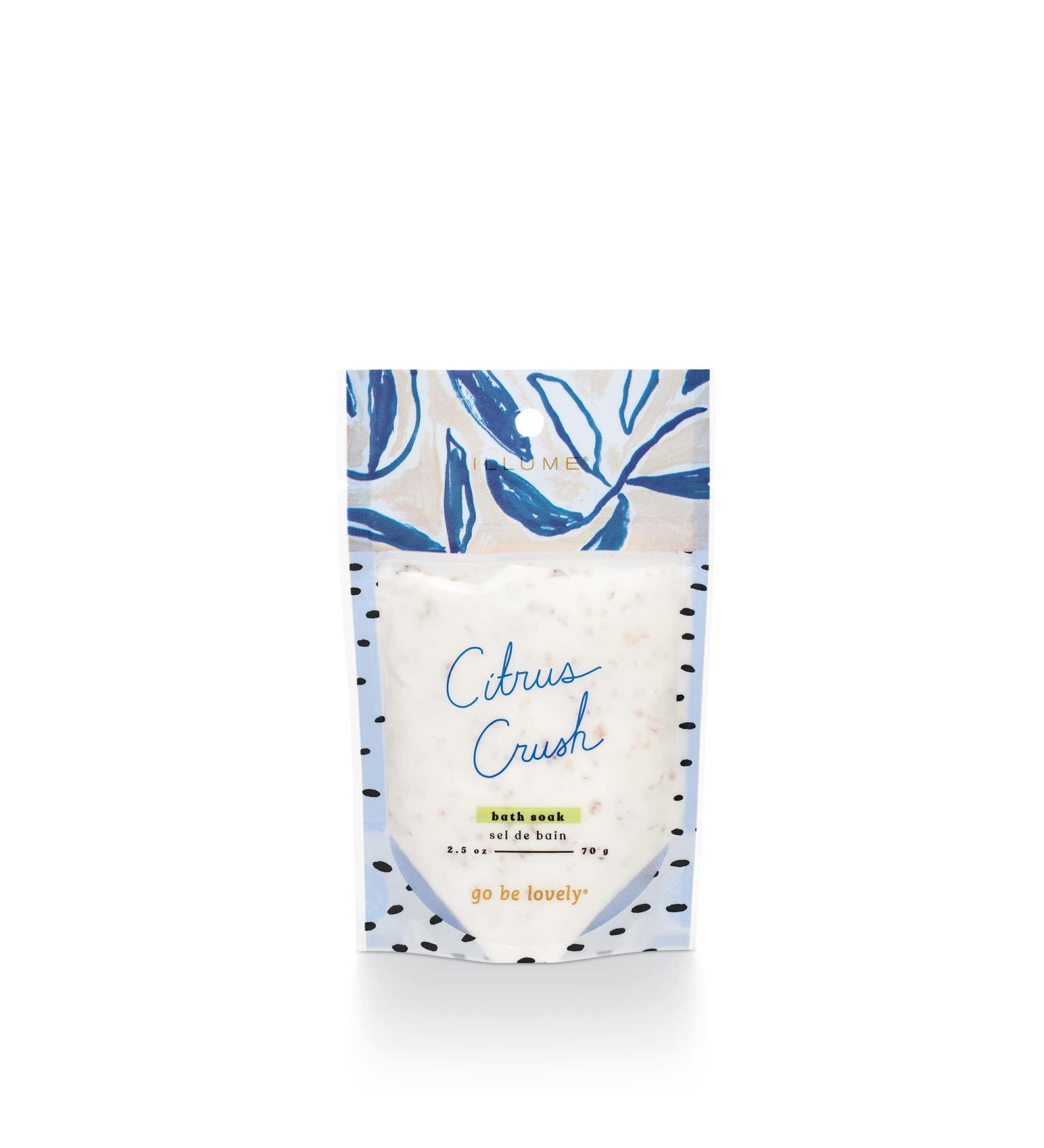 Illume Go Be Lovely Citrus Crush Bath Soak  2 L x 2 W x 1 H