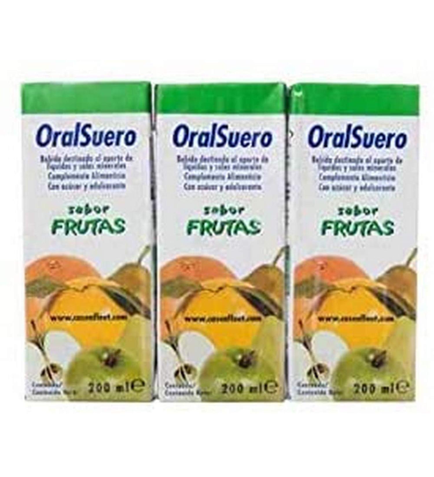 CSTLL Oralsuero Fruta Brik 200 ml Pack of 3 U