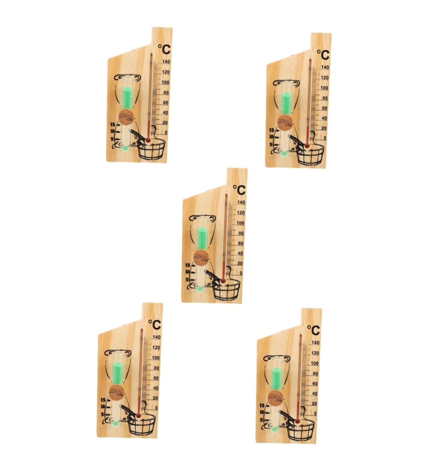 Buy Ganazono 5-Star Sauna Timer | Decorative Hourglass for Sauna Room | Wooden Backrest & Stone Timer | International Shipping - Buy Online on GoSupps.com