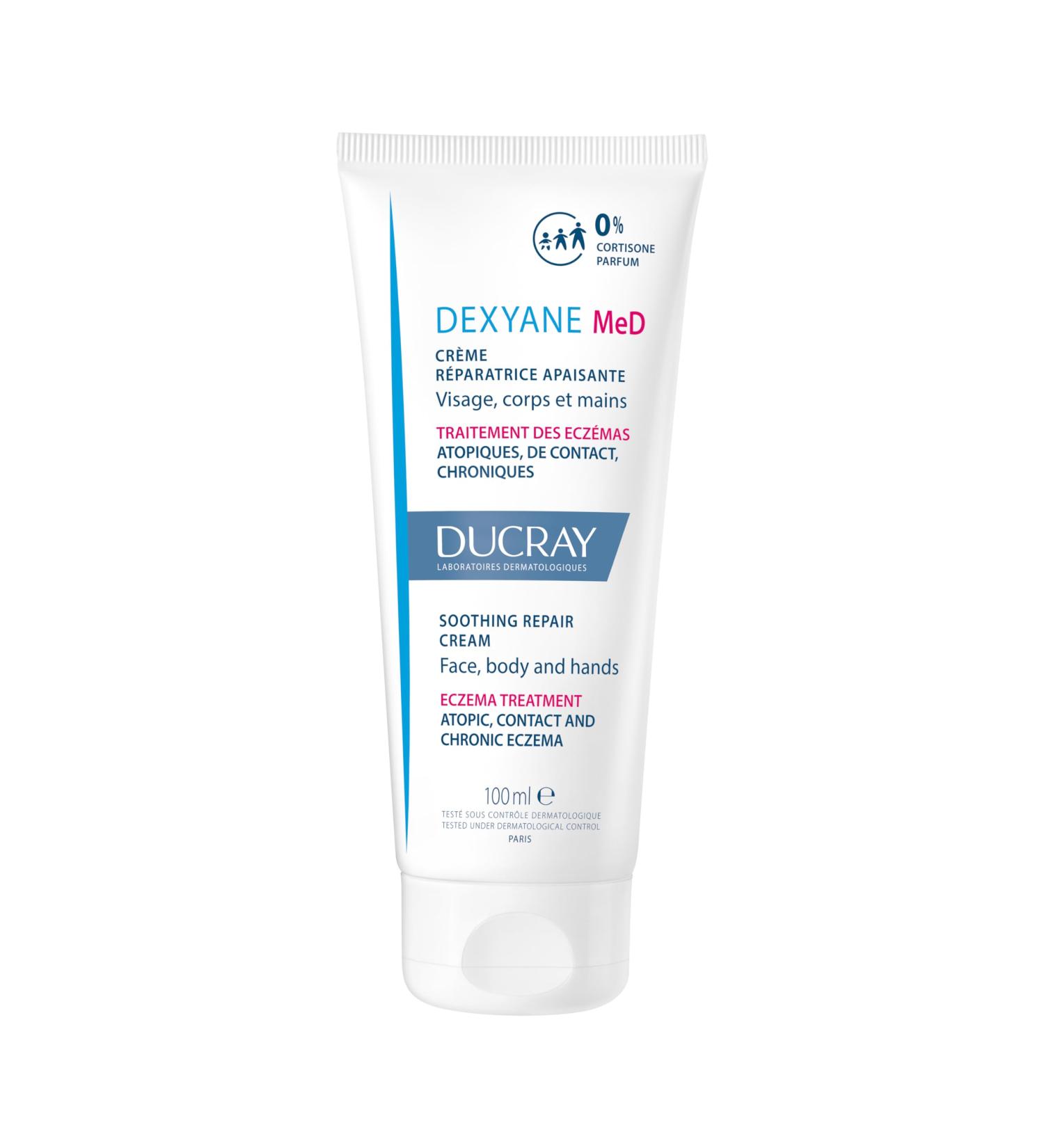 Ducray Dexyane Med Soothing Repair Cream 100ml - Effective Skin Relief for Dry & Irritated Skin | International Shipping Available - Buy Online on GoSupps.com