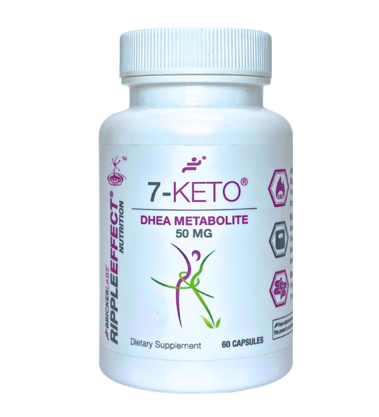 Bricker Labs 7-Keto DHEA Metabolite 50 mg Dietary Supplement for Metabolic Support and Energy Balance 60 Capsules - Buy Online on GoSupps.com
