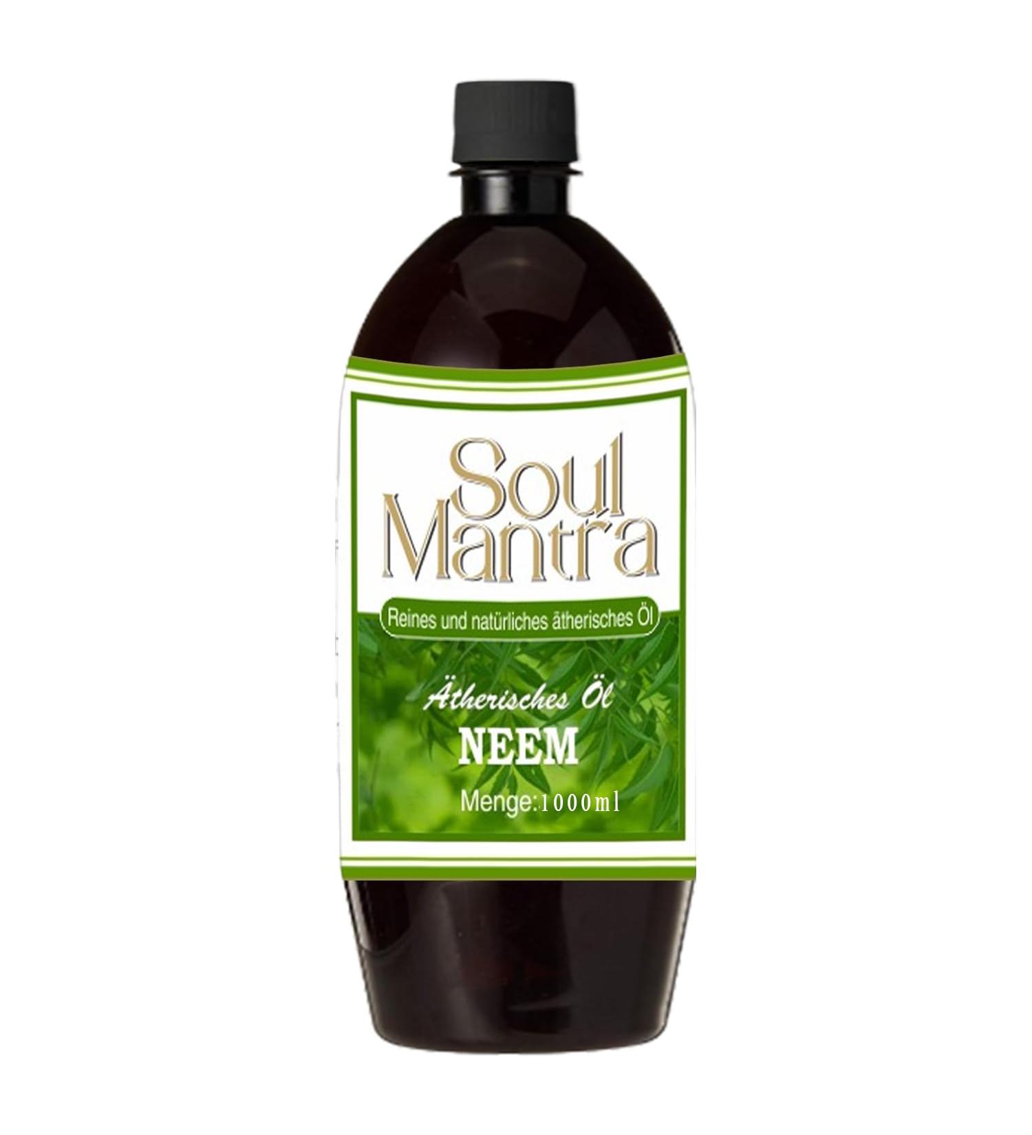 Soul Mantra Pure Cold Pressed Indian Honey Oil 1000ml Natural Remedy for Skin Hair & Herbs - Buy Online on GoSupps.com