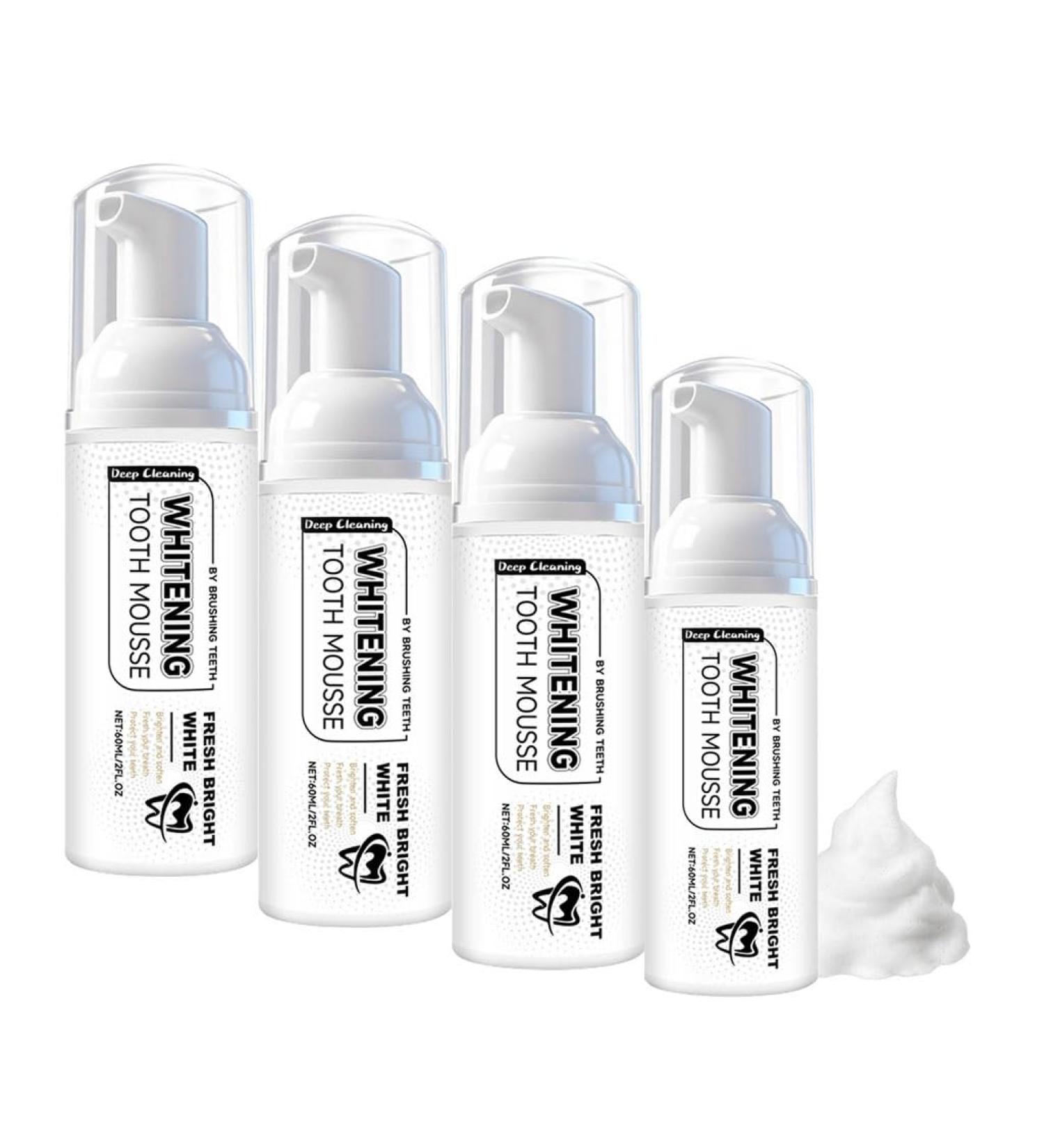 Mousse Nettoyante for Dents Fra ches Adh re troitement Aux Espaces Interdentaires Nettoyage En Profondeur Haleine Fra che Confort Longue Dur e Application Facile(4pcs) - Buy Online on GoSupps.com