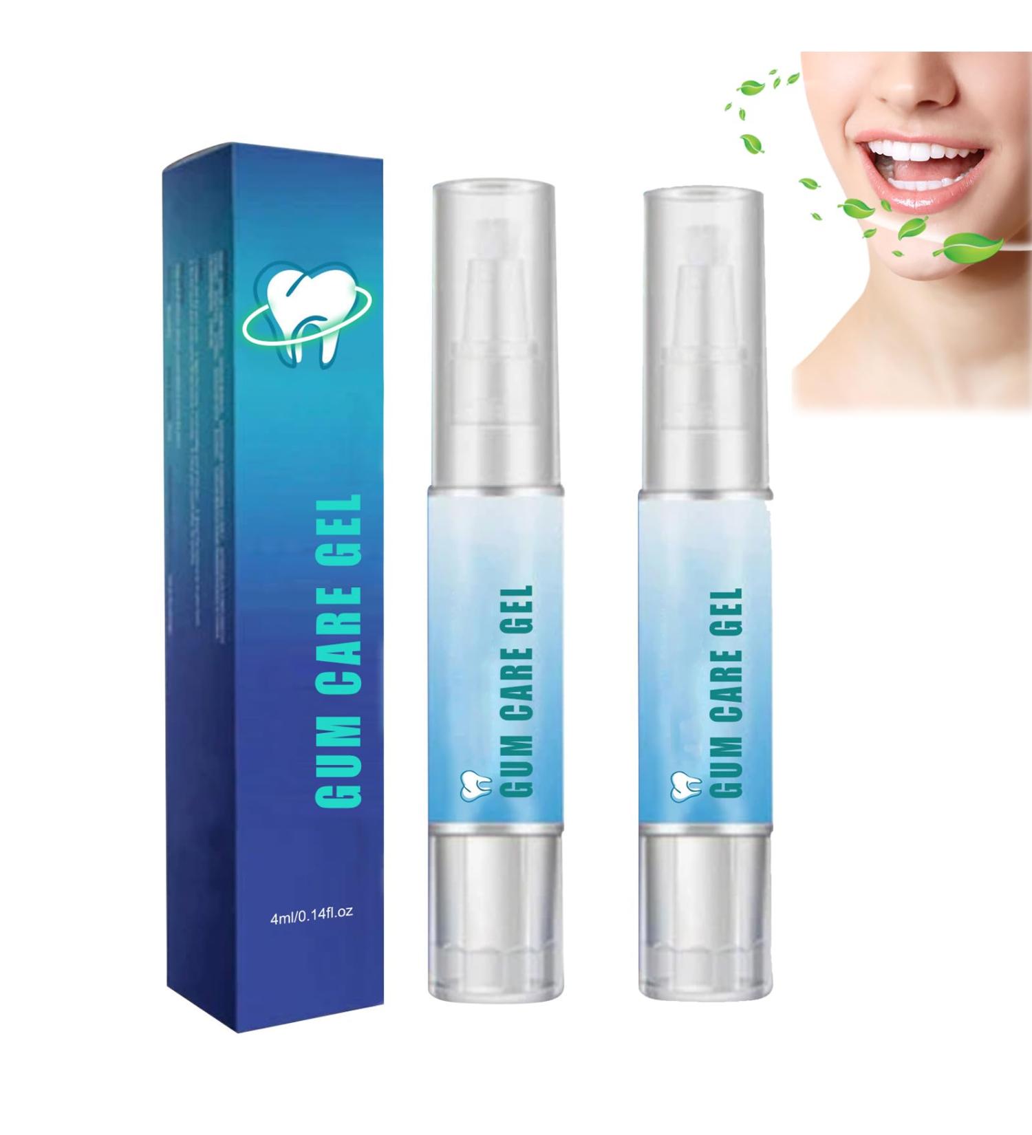 HEXEH Taileden Gum Therapy Gel - Gum Therapy Gel for Recessed Gums Taileden Gum Care Gel Gum Shield Therapy Gel Taileden Gum Gel Teeth Whitening Essence Pen (2pcs) - Buy Online on GoSupps.com