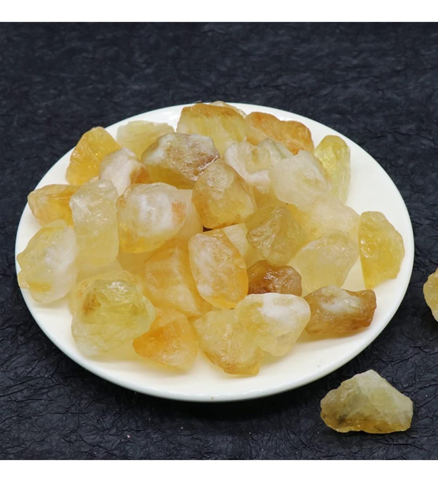 Room Decoration Natural Crystal Quartz Small Cluster Rose Crystal Amethyst Raw Rough Irregular Shape 5PC Beautiful Crystal (Color : Citrine Size : 25-35mm) 25-35mm Citrine - Buy Online on GoSupps.com