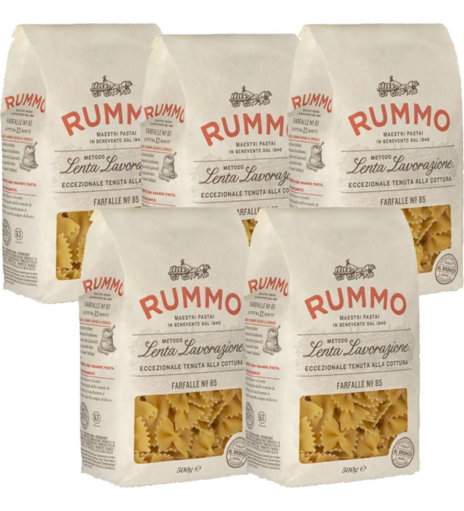 Amanti taste and passion Butterflies | Maxi Size 5 kg | Pasta | 100% Italian Grain | Pack of 10 x 500 g bags | Gift Idea