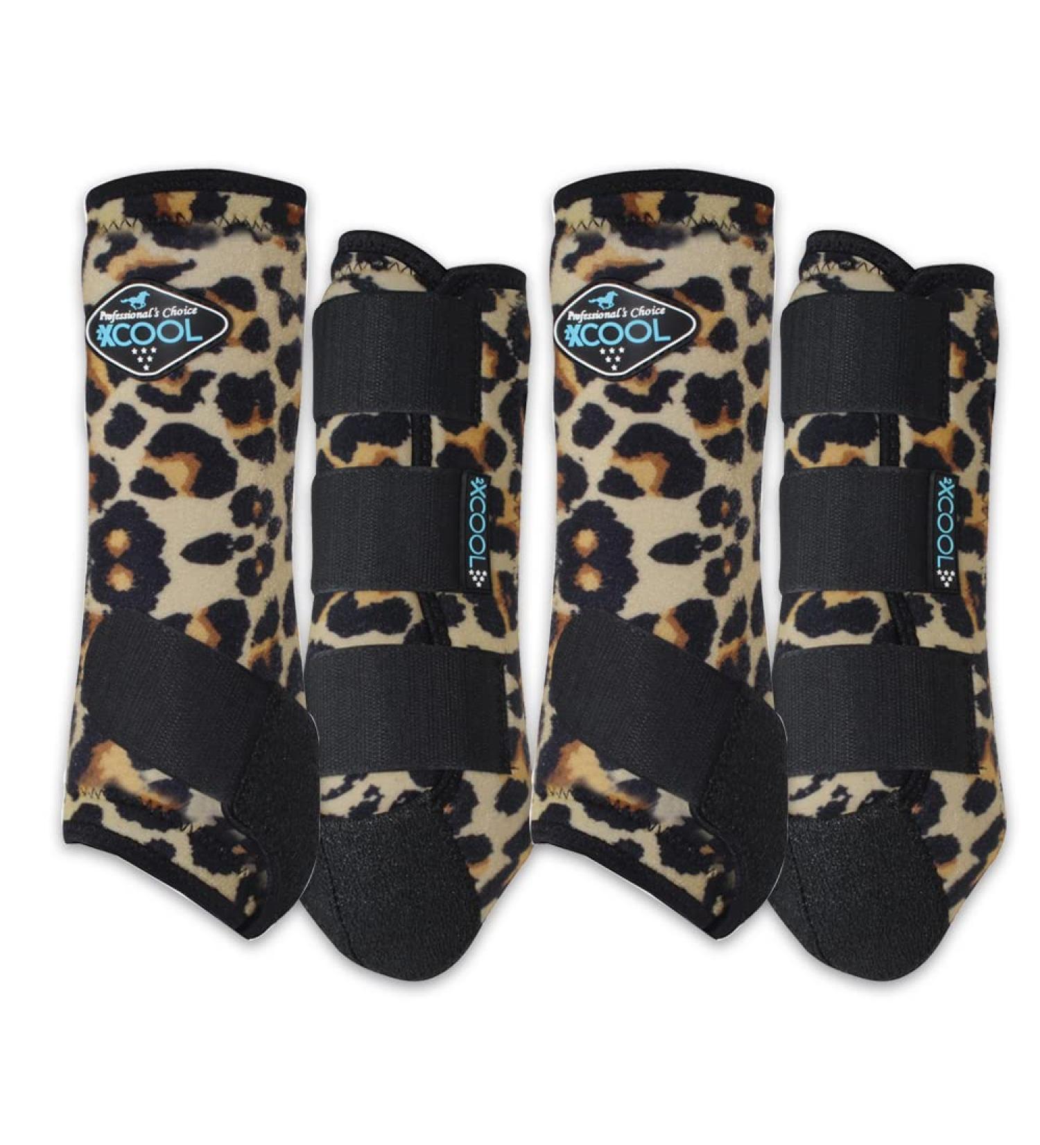Professional's Choice 2XCOOL Sport Medical Boots - 4-Pack Medium Cheetah | International Shipping Available - Buy Online on GoSupps.com