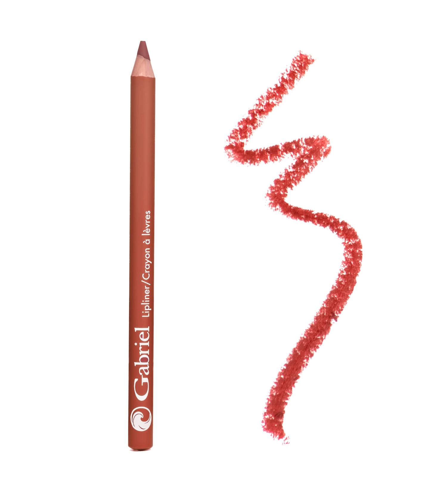 Gabriel Cosmetics Classic Lip Liner in Spice - Natural, Paraben-Free, Vegan | Long Lasting Lipliner with Jojoba Seed Oil and Aloe - 0.04 oz - Buy Online on GoSupps.com