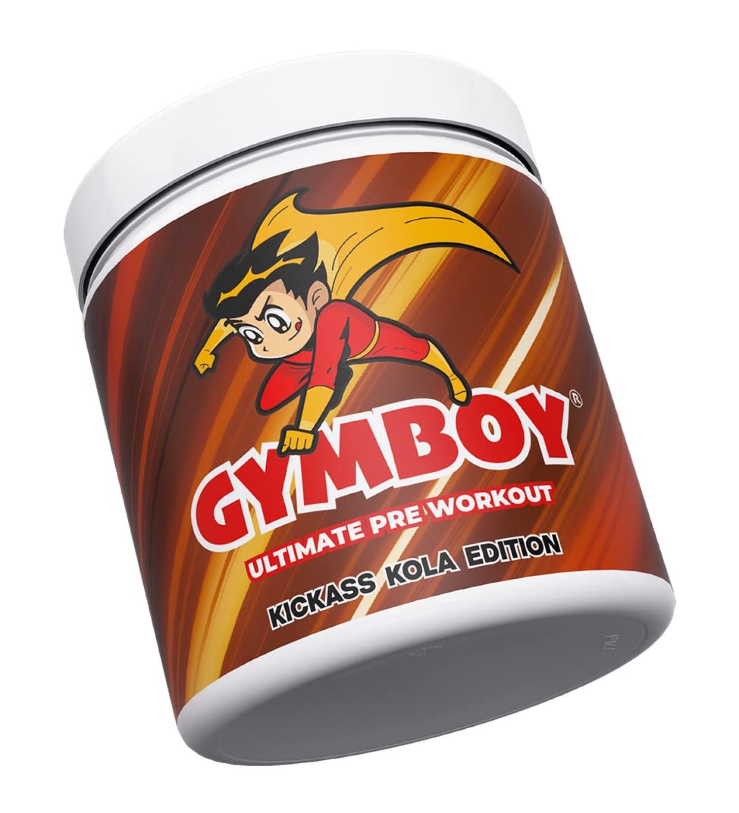 GymBoy Ultimate Pre Workout Kickass Kola Edition - Cola Flavor 392g | Best International Shipping - Buy Online on GoSupps.com