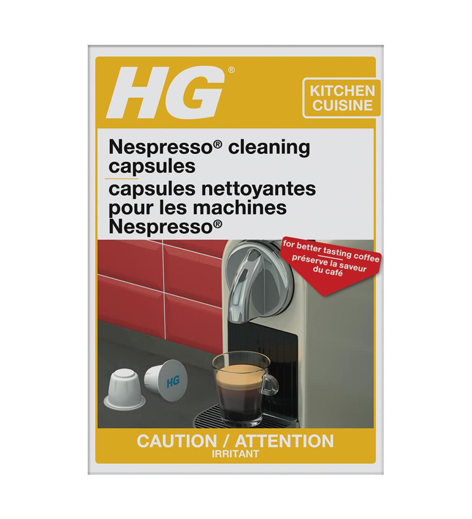 HG Nespresso Cleaning Capsules 6pk - Buy Online on GoSupps.com