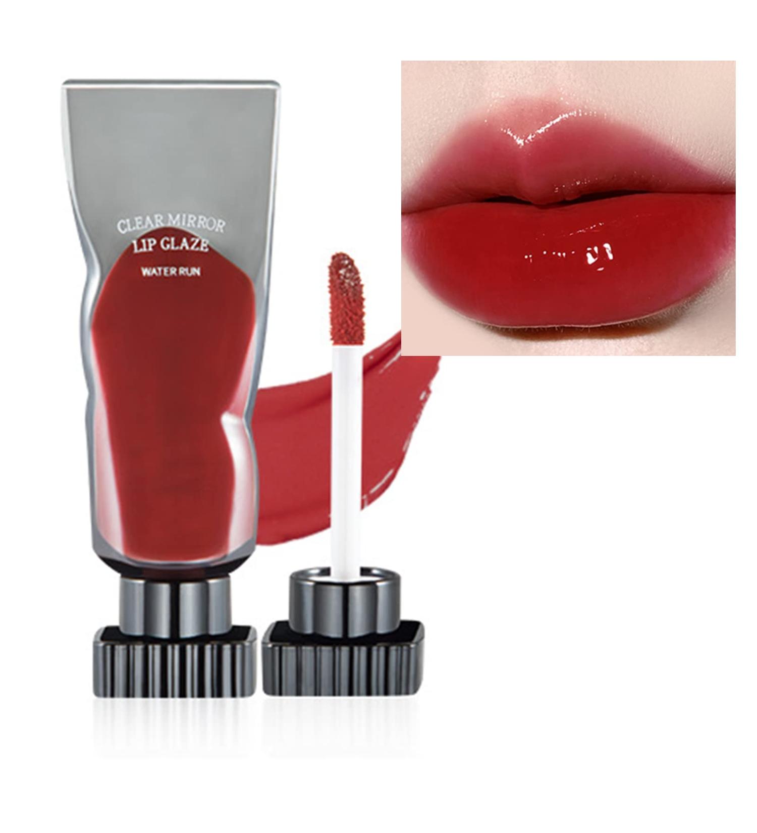 Lip Gloss Tinted Balm Liquid Lipstick Lip Stain Long Lasting Non-stick Cup Lip Tint Blush Plumper - Cherry - Buy Online on GoSupps.com