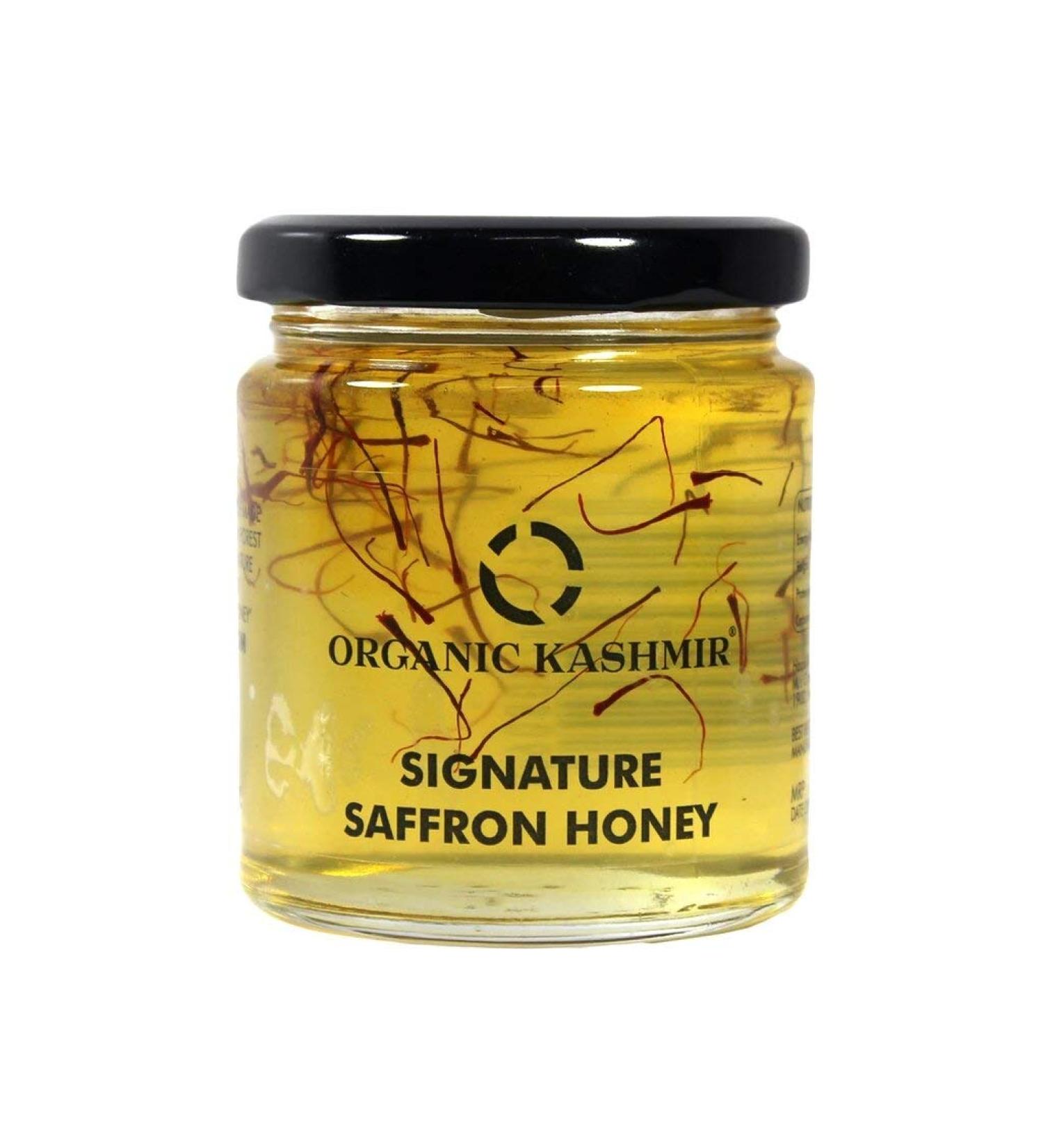 Spacetouch Organic Kashmir Signature Saffron Honey Organic Saffron Thread Honey Kesar Honey 400 Grams - Buy Online on GoSupps.com