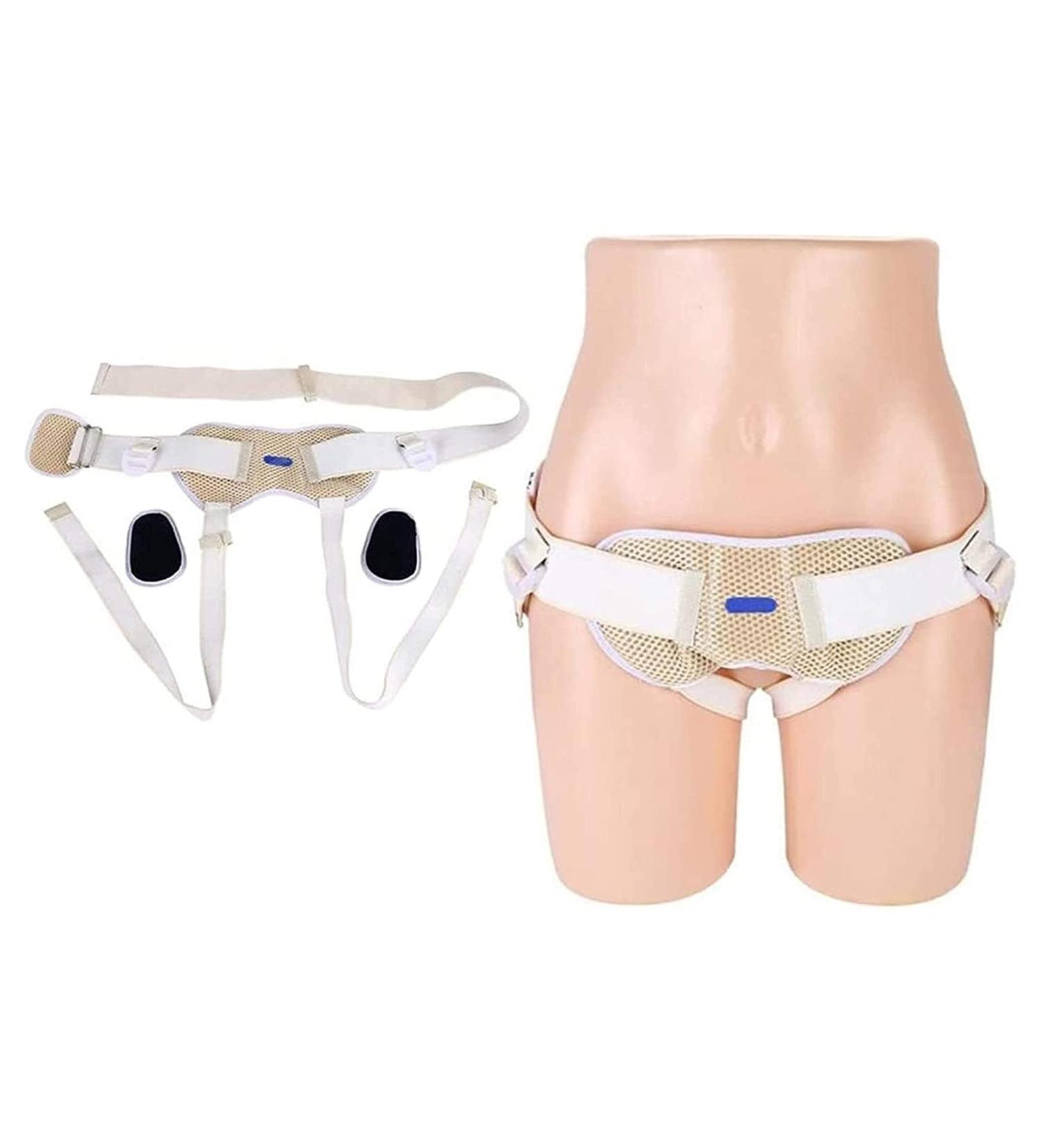 Samnuerly Adult Hernia Belts - Adjustable Compression Binders for Double Sports Hernia Protection | Removable Pads & International Shipping - Buy Online on GoSupps.com