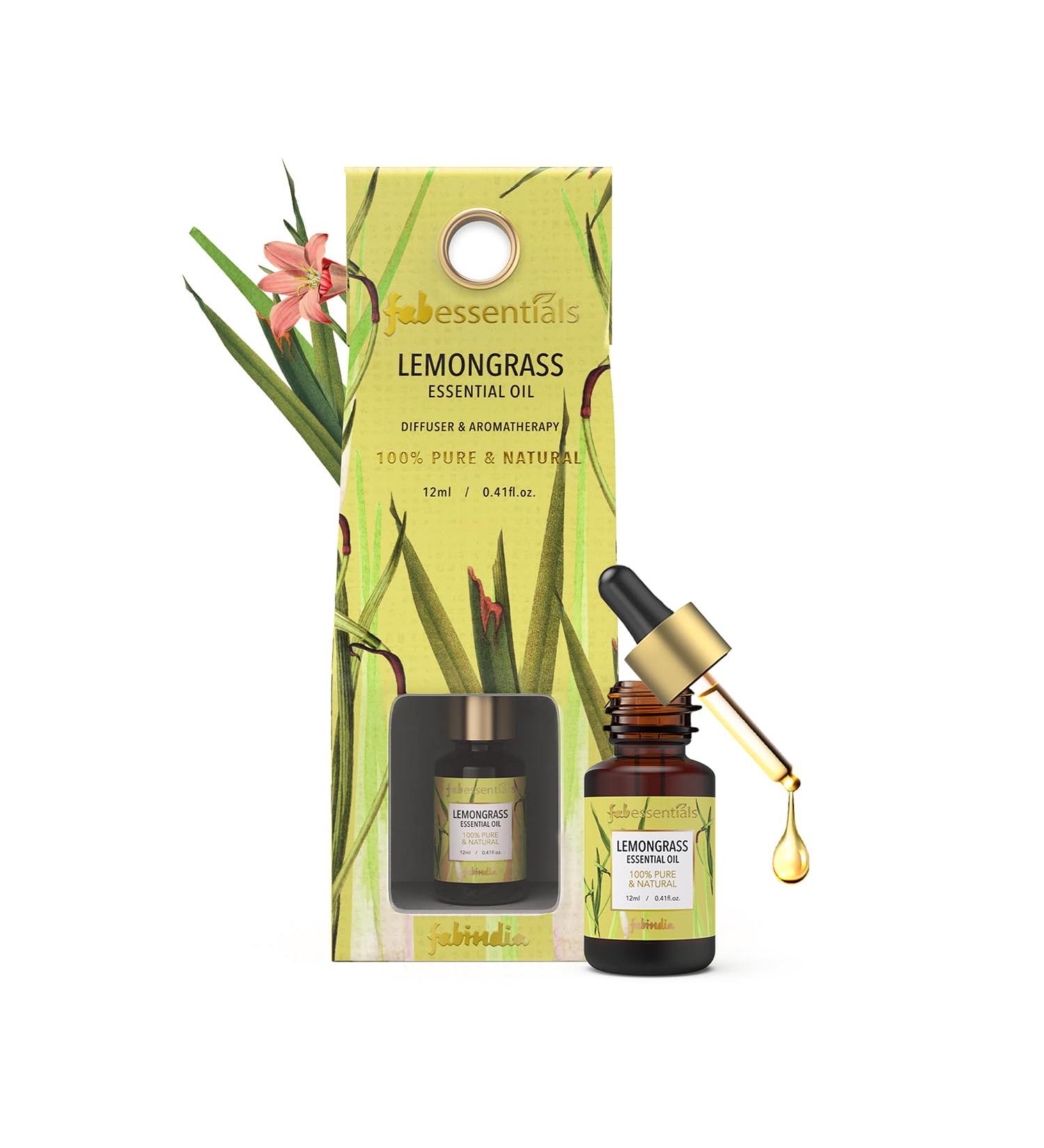 Lemongrass Essential Oil 12ml | 100% Pure & Natural | Stress Relief & Home Fragrance | Invigorating Aromatherapy Oil for Humidifiers - Buy Online on GoSupps.com