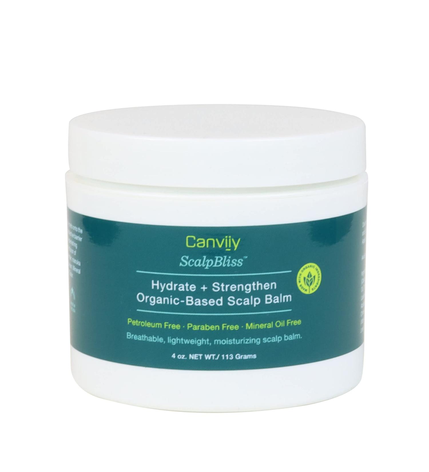 ScalpBliss Hydrate + Strengthen Organic Scalp Balm - Moisturizing & Protective Barrier for Healthy Scalp - 4 Oz | International Shipping Available - Buy Online on GoSupps.com