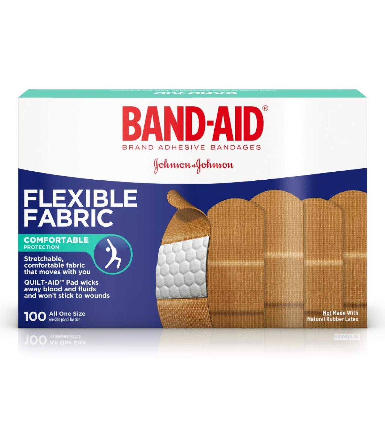 534444BX - Band-Aid Flexible Fabric Adhesive Bandage 1 x 3