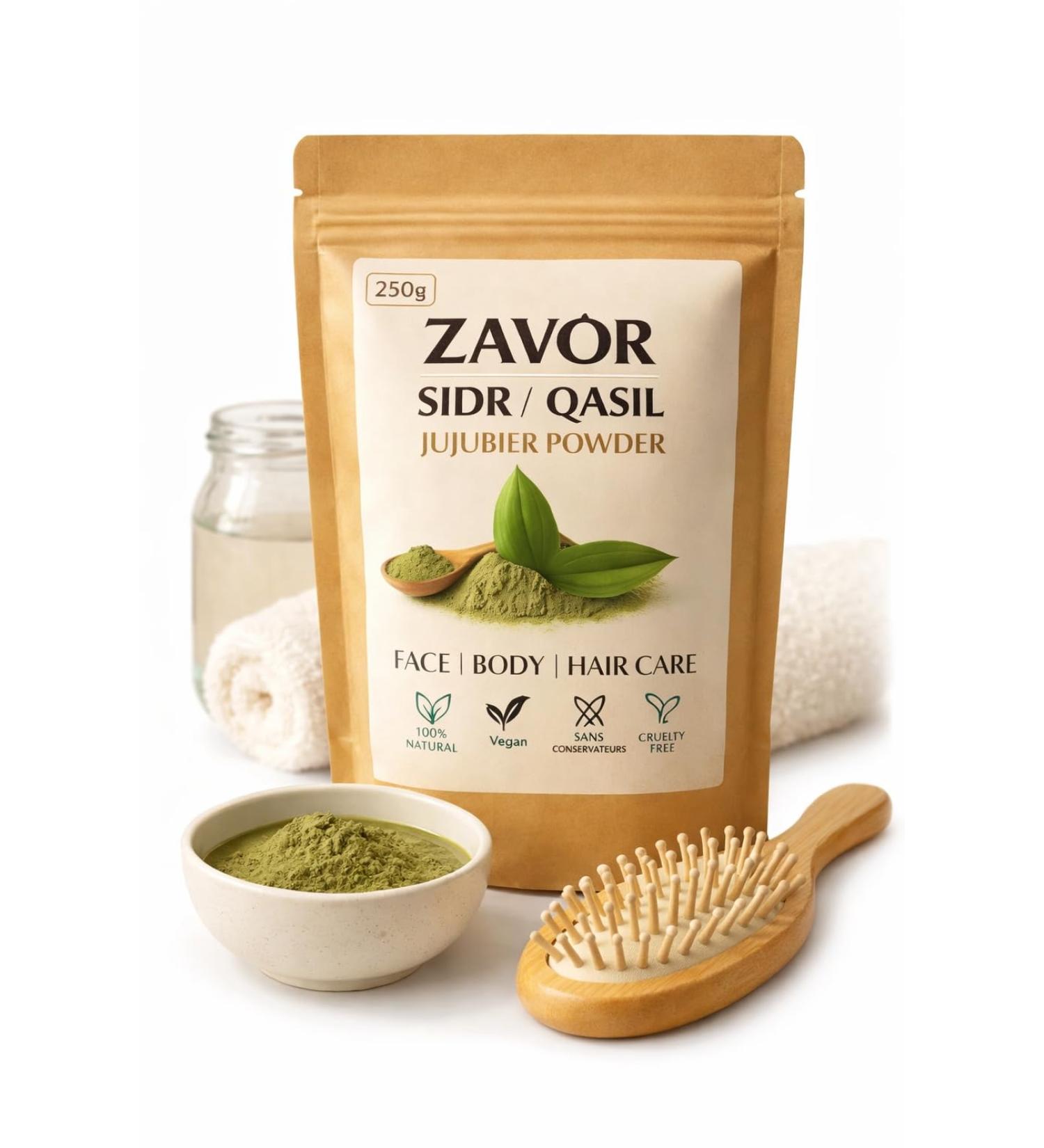  G n rique Qasil Sidr & Jujube Organic (250g) Natural Powder 3-in-1: Shampoo Mask & Scrub. Inspired by Somalia's Beauty Rituals for Strong Hair & Radiant Skin. - Buy Online on GoSupps.com