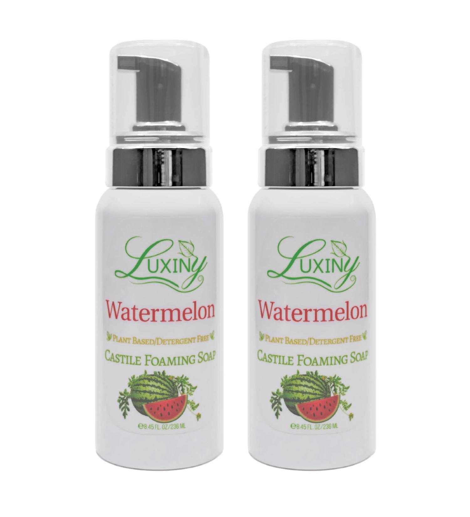 Castile soap Liquid Foaming Hand Soap Hand Wash for the Kitchen & Bathroom Palm Oil Free Vegan & Cruelty Free Made in the USA 8.45 oz. 2 Pack (Watermelon) - Buy Online on GoSupps.com