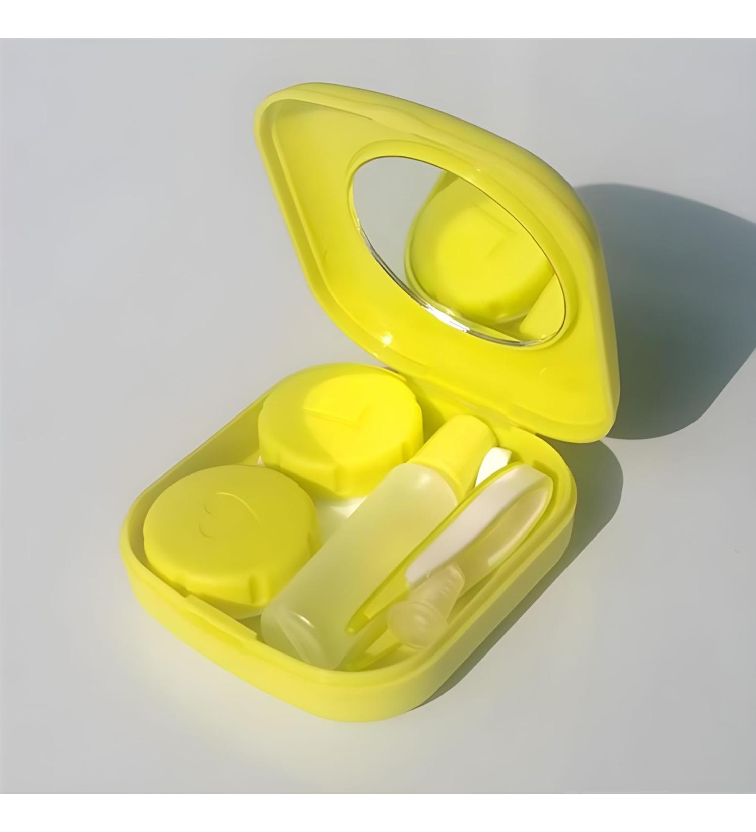Contact Lenses Set: Tweezers Mirror & Travel Storage Box - Green Accessory Kit for Soft Lenses - Buy Online on GoSupps.com