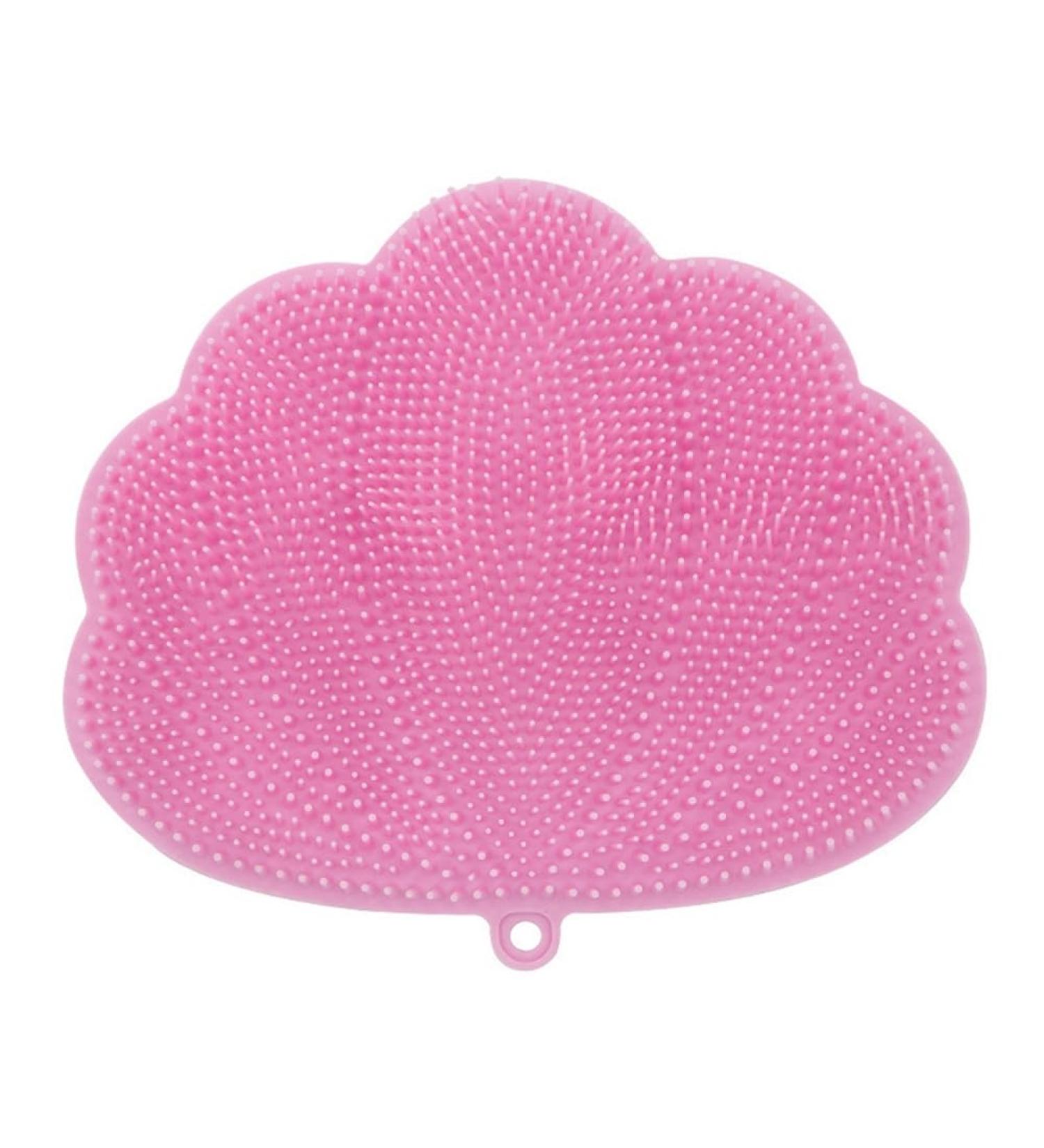 XPTIECK Pink Shower Foot Massager with Suction Cups | Wall-Mounted Back Scrubber & Free-Handed Foot Scurry Mat Easy to Use for Ultimate Relaxation - Buy Online on GoSupps.com
