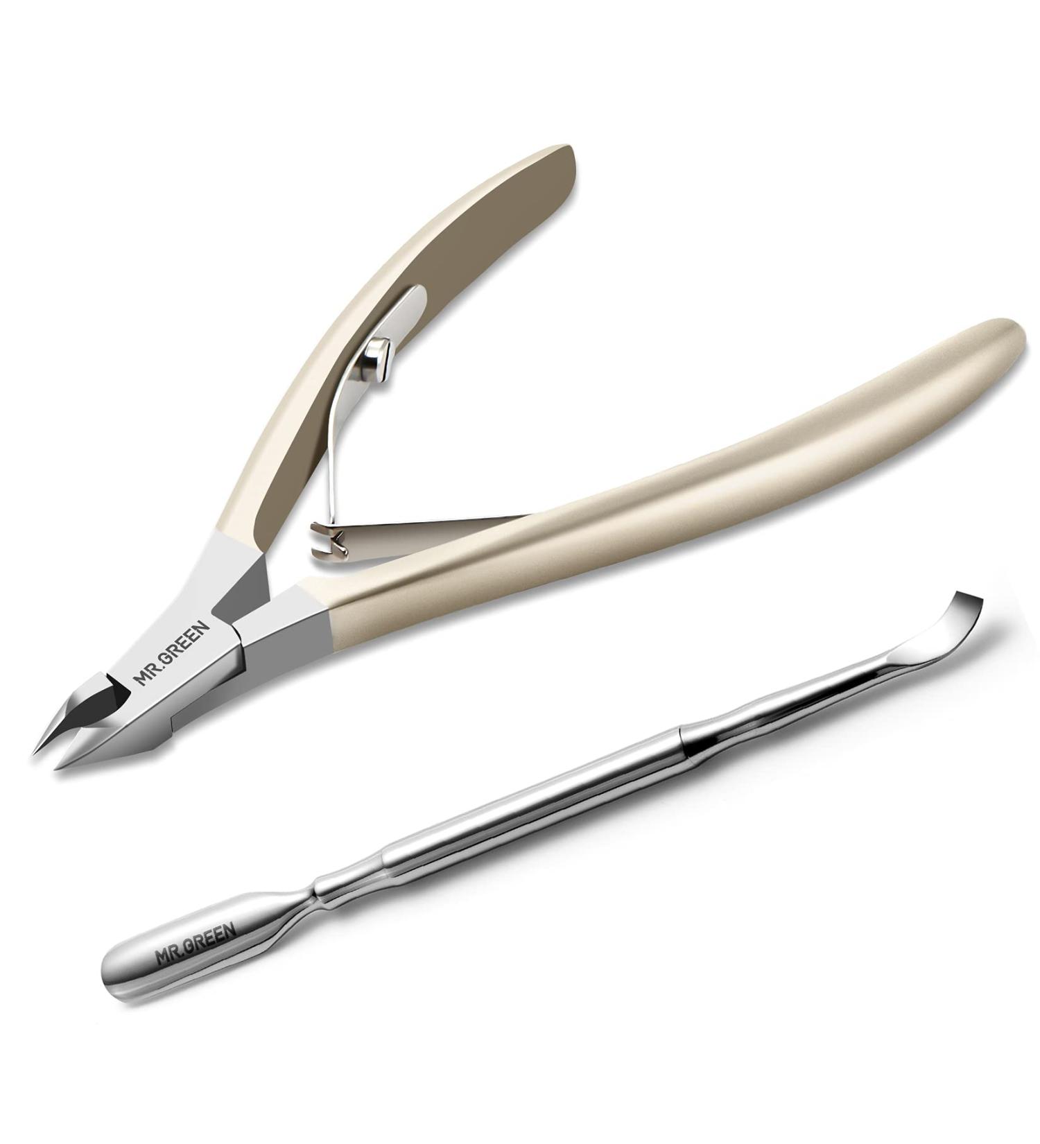 MR.GREEN Colorful Cuticle Nippers & Nail Clippers Set - Nickel Plated Beauty Tool - Buy Online on GoSupps.com