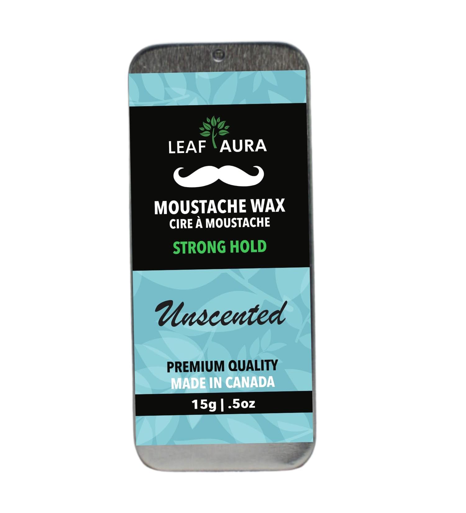 Premium Unscented Moustache Wax Strong Hold - Made in Canada 15g | International Shipping Available - Buy Online on GoSupps.com
