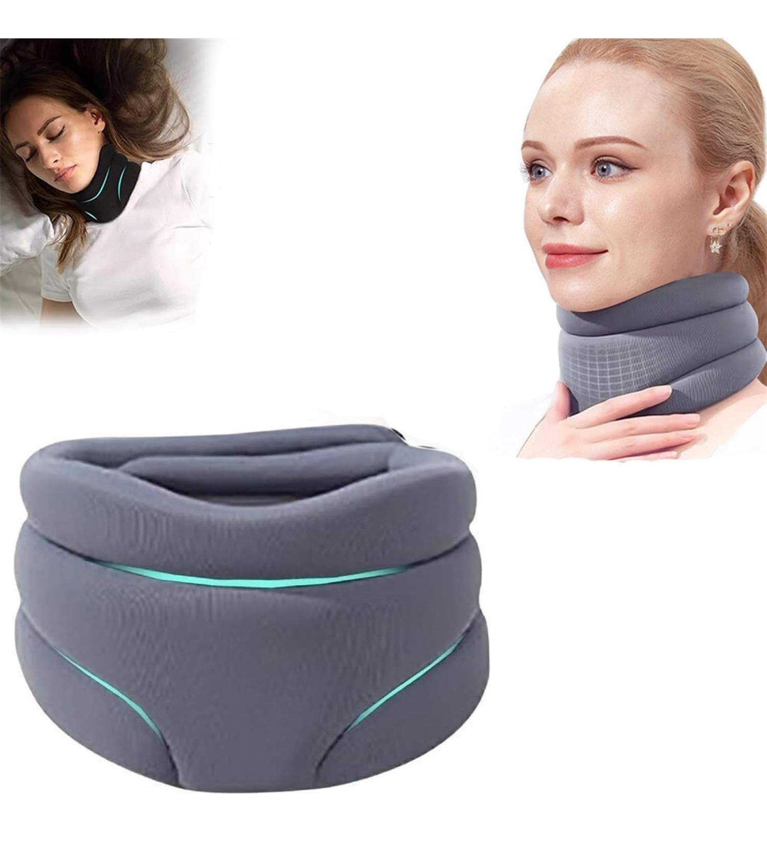 Cervicorrect Neck Brace for Sleep Apnea Cervicorrect Neck Brace Soft Neck Brace For Neck Pain And Support Anti Snoring Neck Brace For Sleeping For Women And Men (Color : Gray) - Buy Online on GoSupps.com