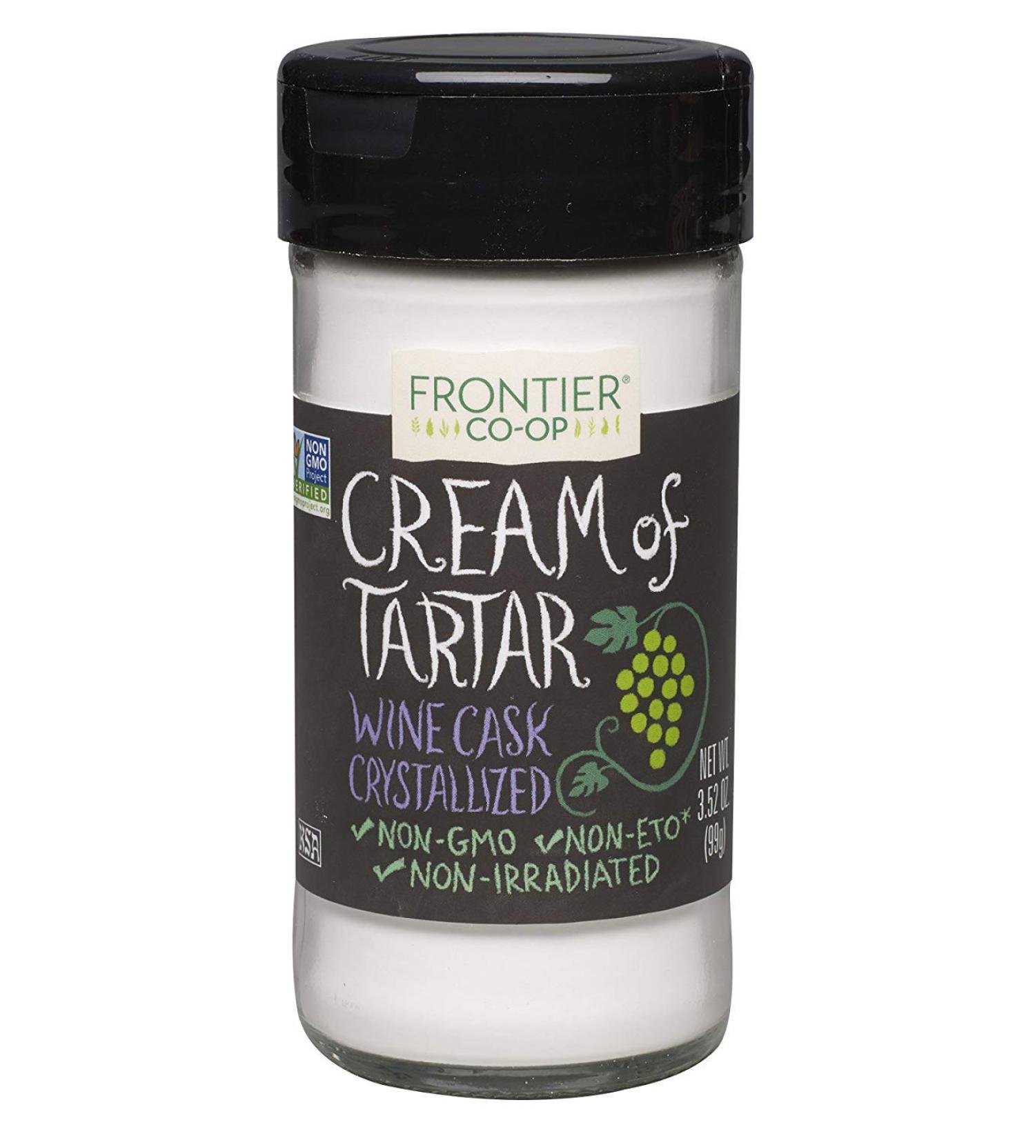 Frontier Co-op Cream Of Tartar (3.52 oz) - 2 pack