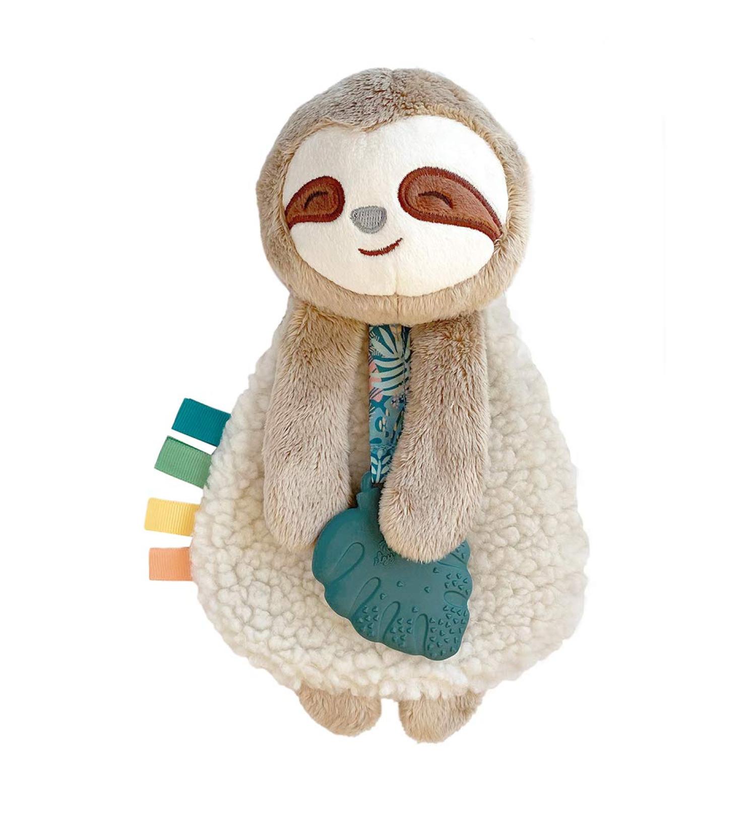 Itzy Ritzy Sloth Lovey with Teether, Crinkle Sound, Sherpa Fabric & Minky Plush - Buy Online on GoSupps.com