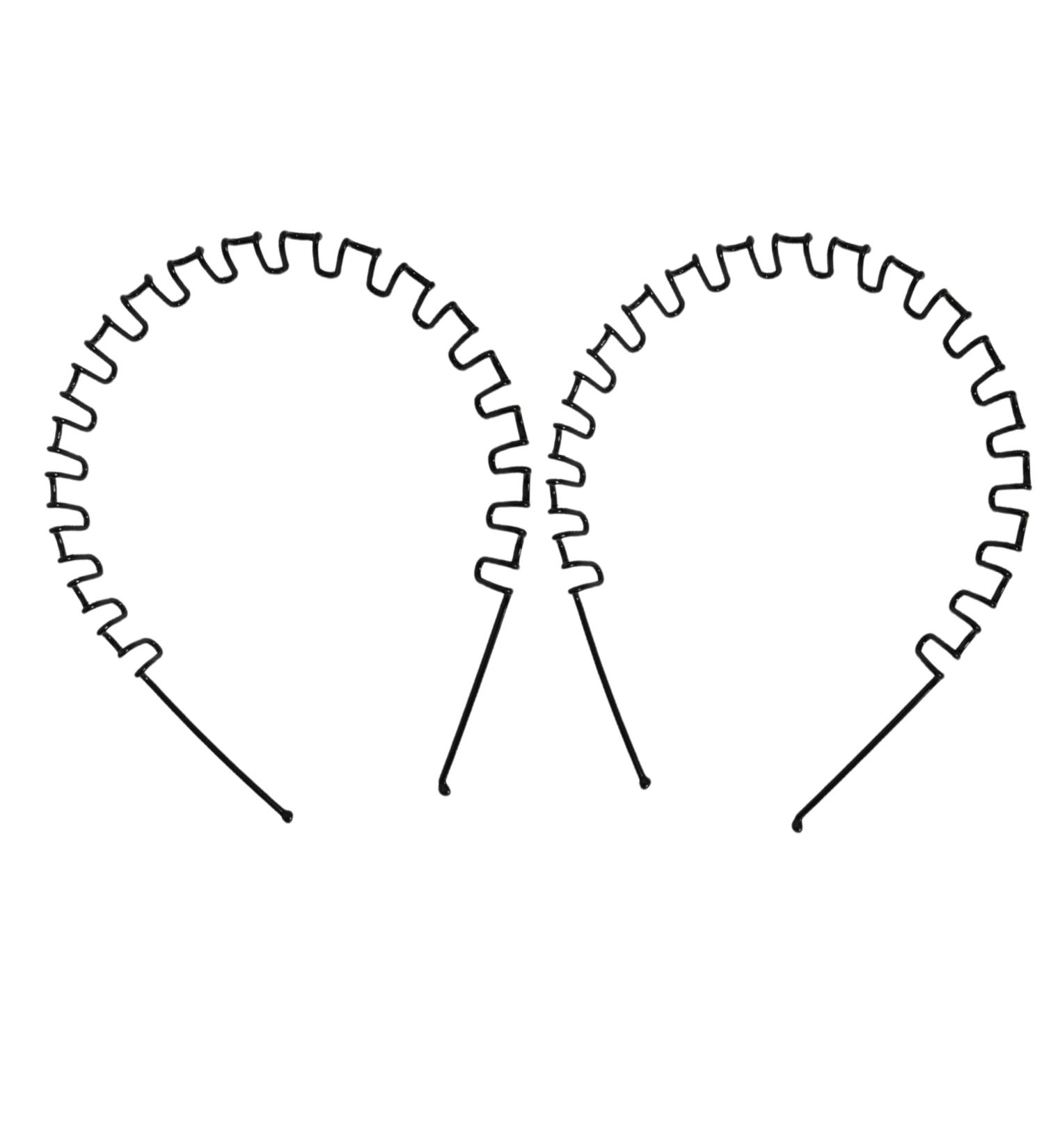 Keshavmaharaj Metal Headband for Men & women Unisex Hair Band Wavy Wired Headband Zigzag Spring Sports Fashion Headwear Non Slip Hair Hoop Hair Accessories (Wavy Spring) - Buy Online on GoSupps.com