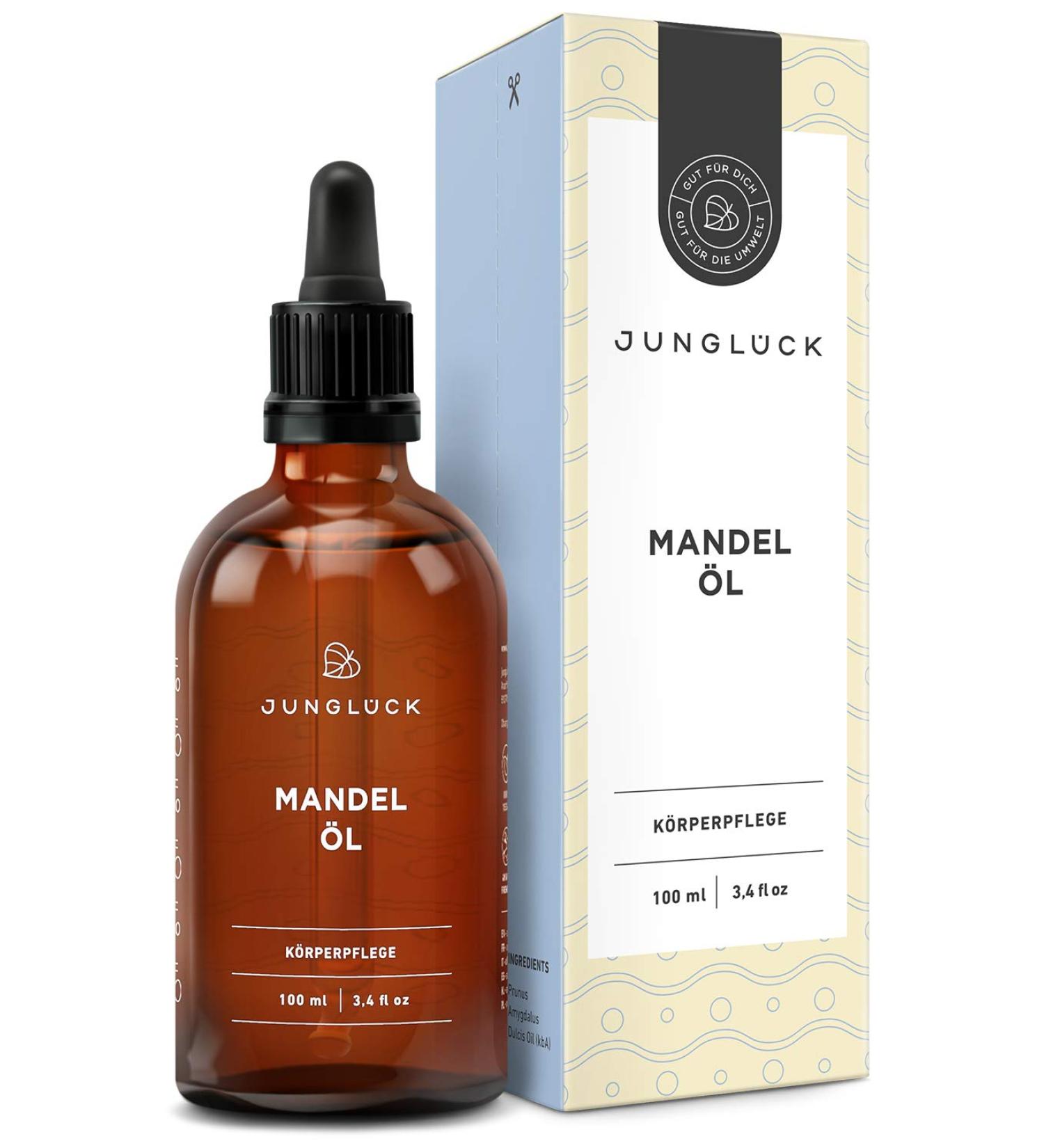 JUNGL CK Almond Oil 100ml | Intensive Care for Dry Skin | Premium Quality - International Shipping - Buy Online on GoSupps.com