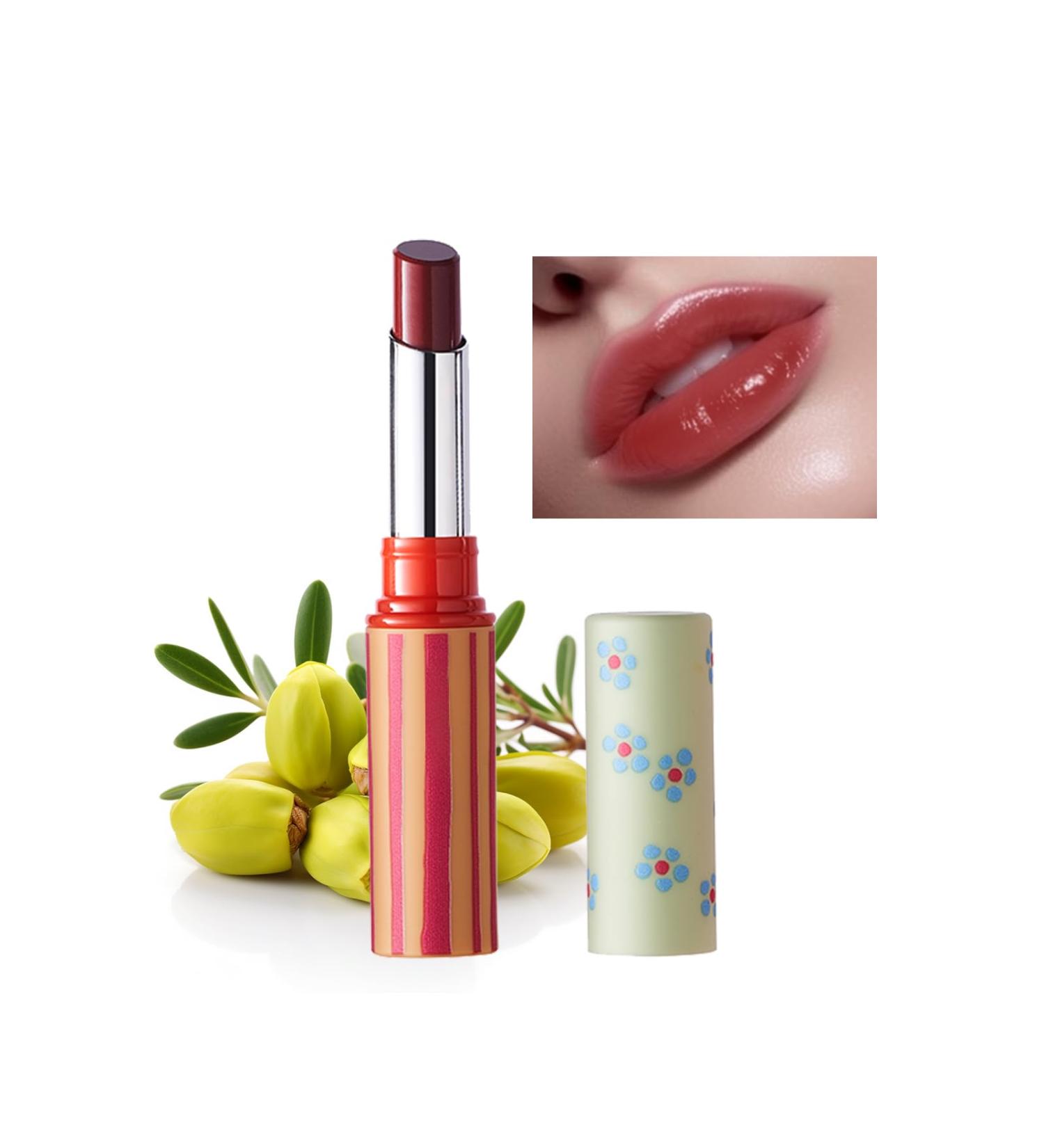 Hydrating Tined Lip Blams - Moisturizing High Pigmented Lip Blam Stick Care Plumping Glossy Finish for Dry Lips for Women Rose Red - Buy Online on GoSupps.com