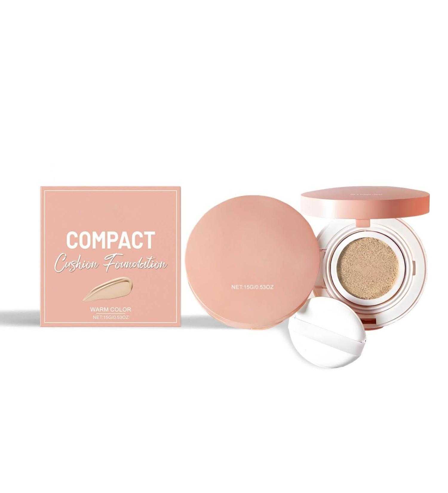 Pink Firming Cushion Foundation Cushion Foundation for Glass Skin Cushion Foundation Korean Lightweight Cushioned Unifying Moisturizing Cream Long Lasting Non-Dull (Nature 15g) - Buy Online on GoSupps.com
