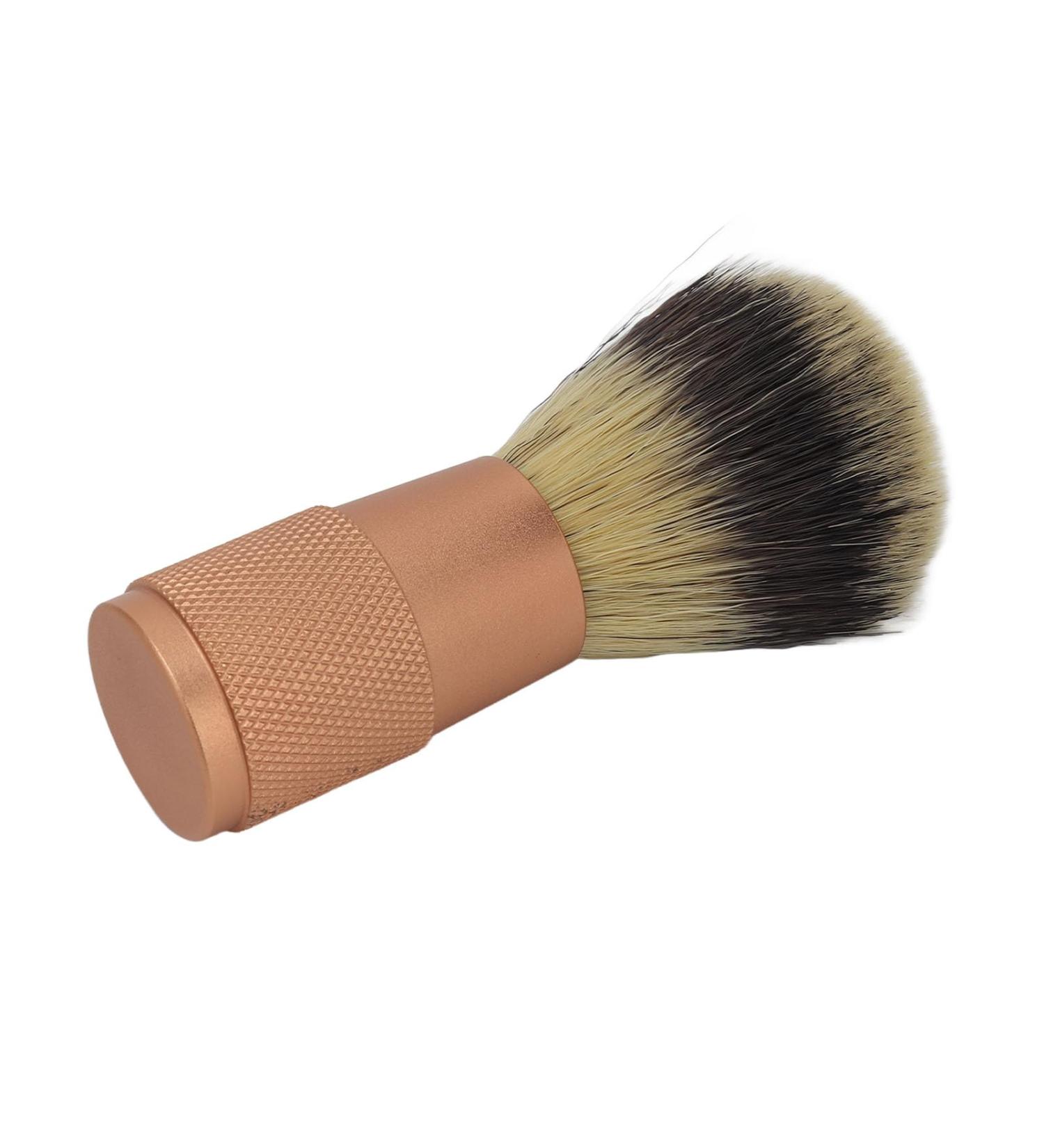 Premium Handmade Shaving Brush - Portable Synthetic Razor Brush with Aluminum Alloy & Soft Foam for Hairdressers - Buy Online on GoSupps.com