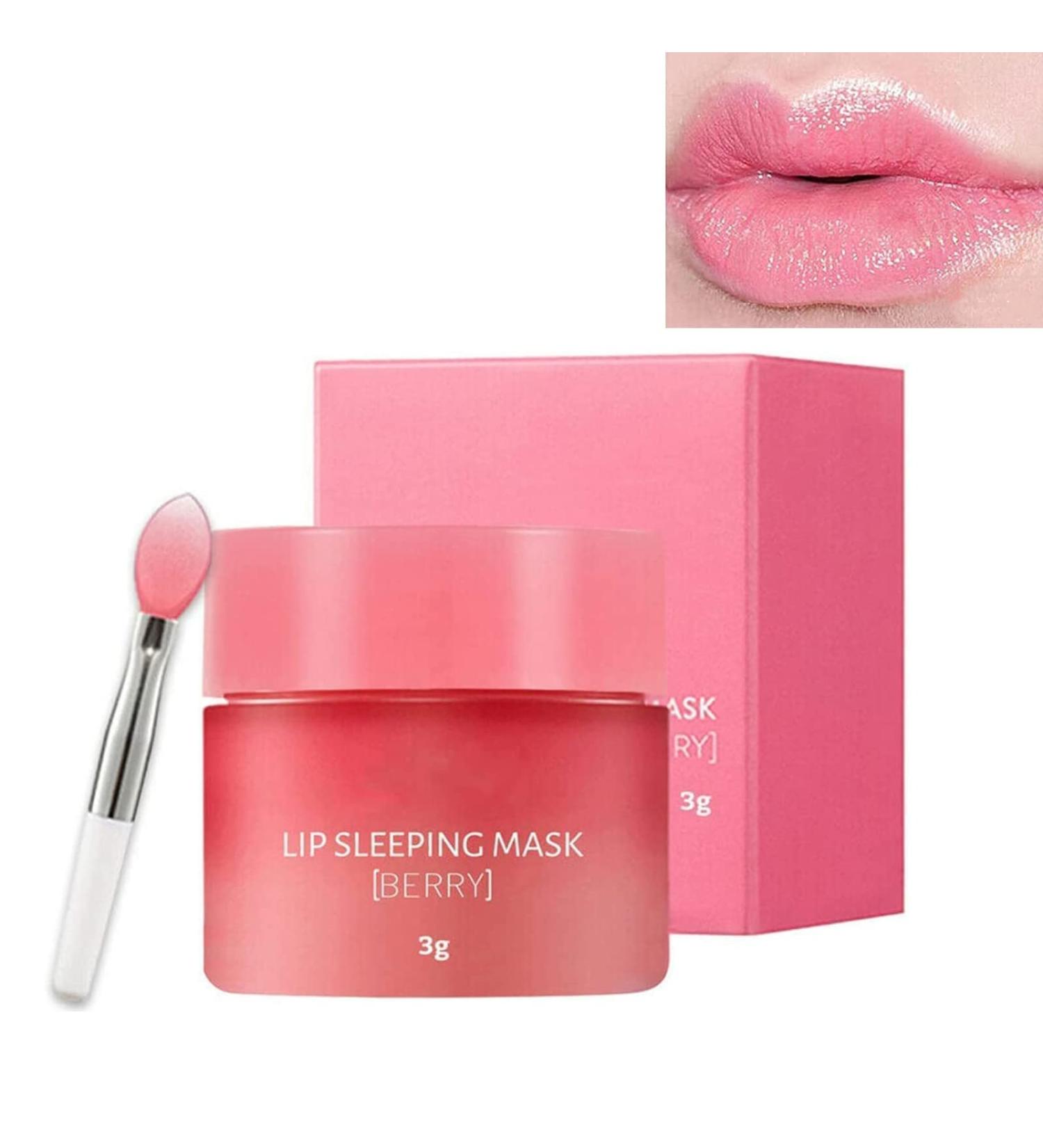 Lot de 2 masques de sommeil pour les l vres - Masque exfoliant pour les l vres - R paration des l vres s ches et gerc es 2 pi ces. - Buy Online on GoSupps.com