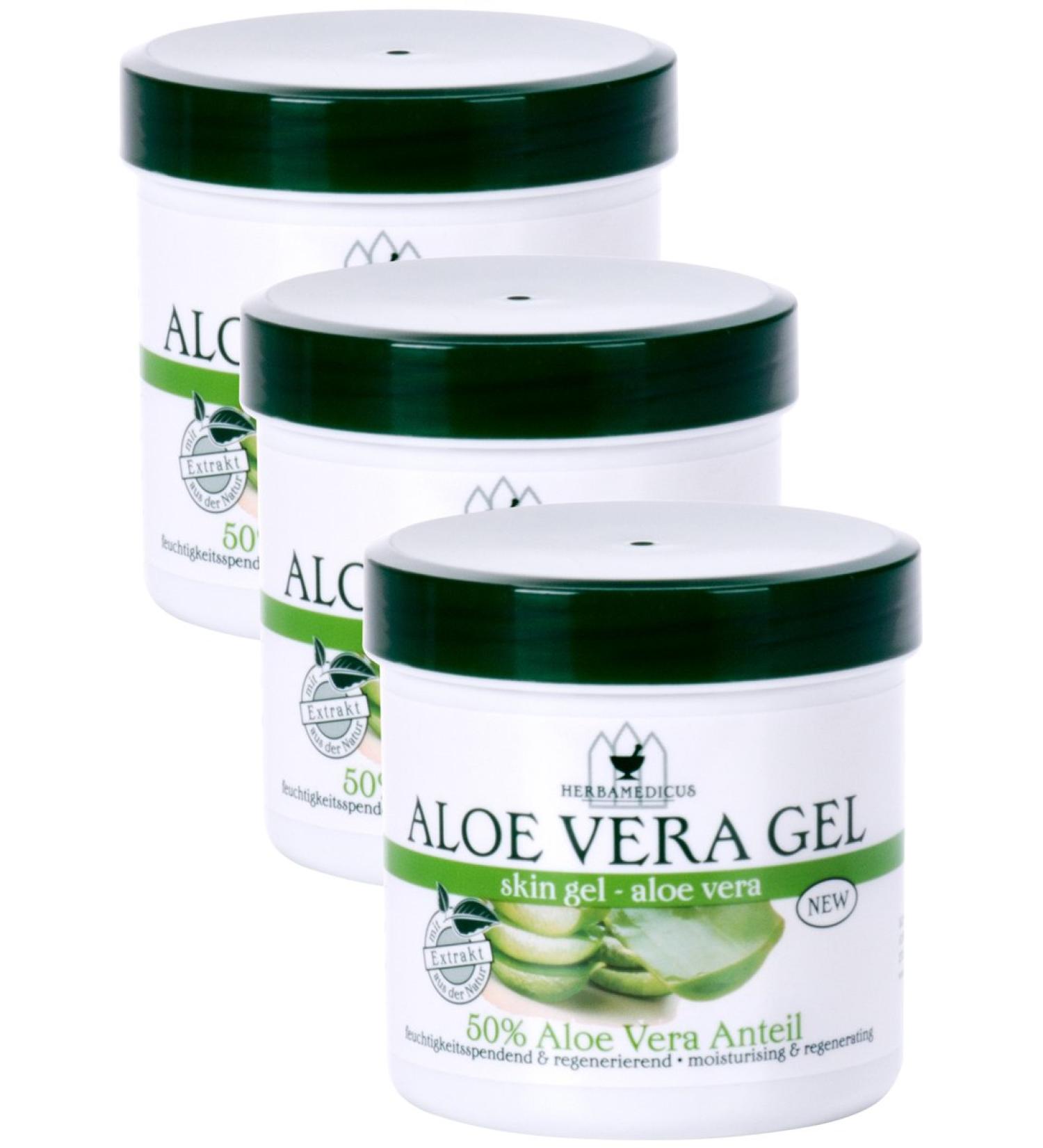 Herbamedicus Aloe Vera Gel - 3 x 250 ml