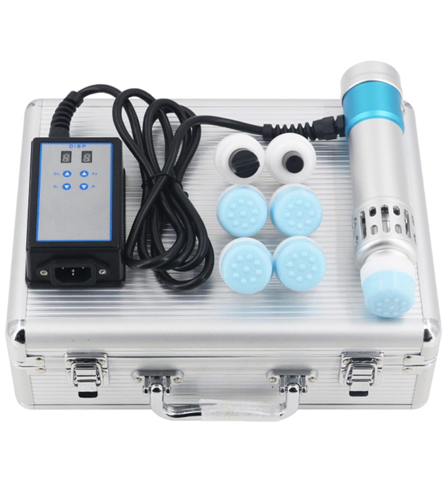 Pain Relief Massage Device | Shock Wave Therapy for Plantar Fasciitis & Tendonitis | Silver - Buy Online on GoSupps.com